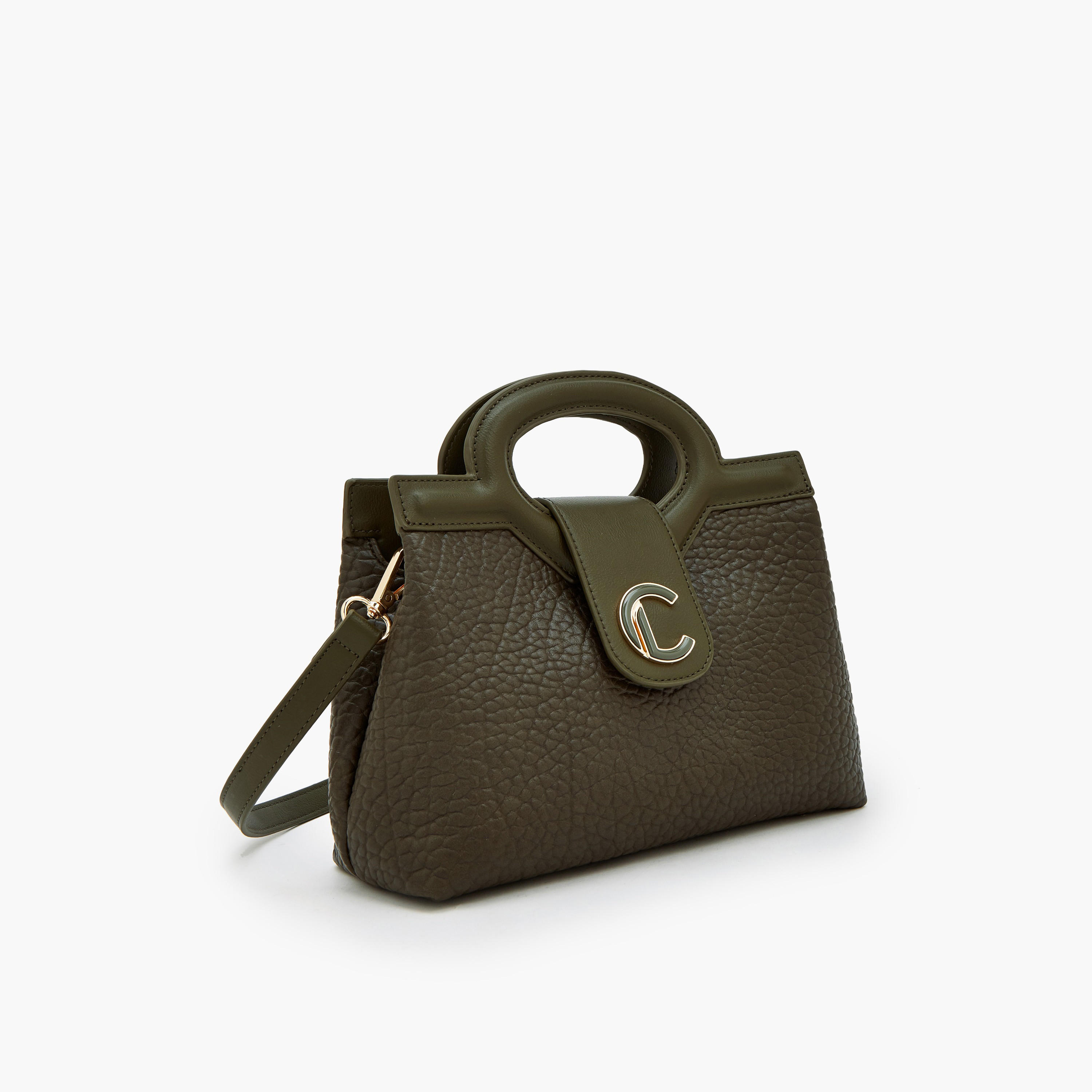 Le Confort Textured Tote Bag with Detachable Strap-women-bagsandwallets-handbags-image-3