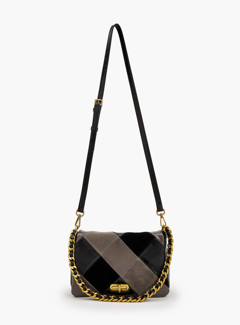 شنطة كروس بودي بتصميم قوالب ملونة وحزام كتف قابل للفصل من سيليست-women-bagsandwallets-handbags-image-2