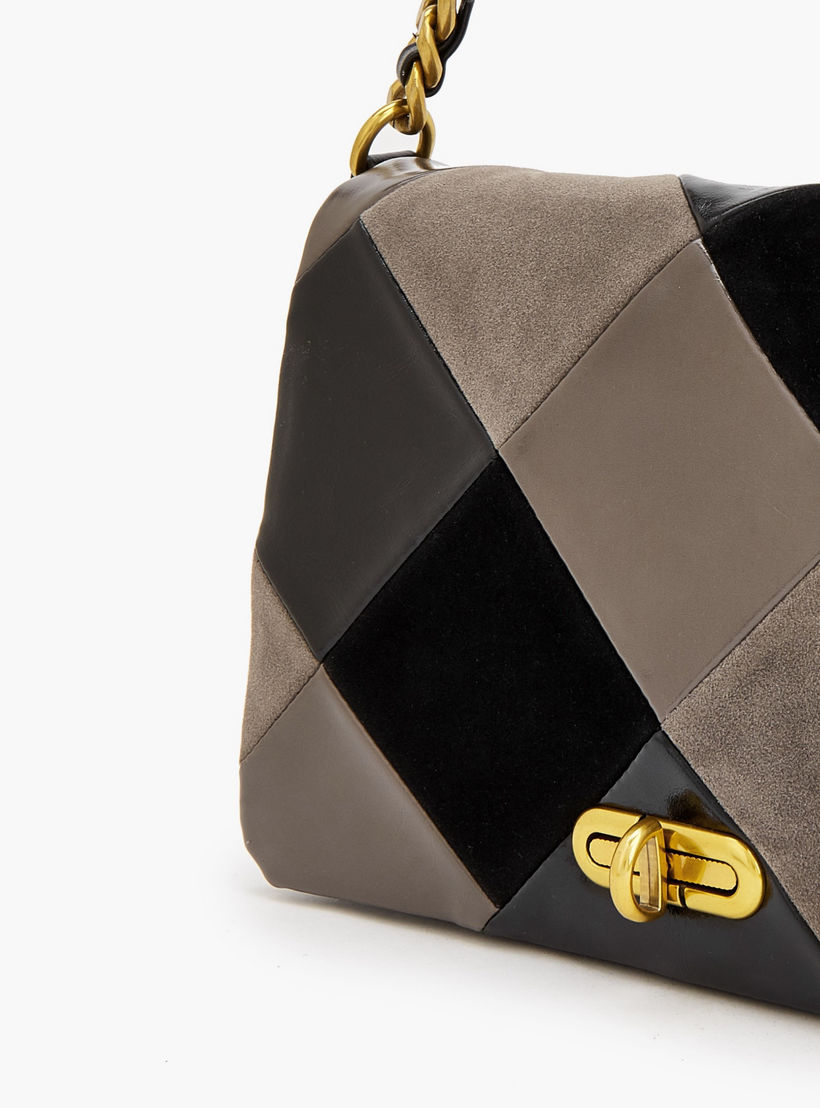 شنطة كروس بودي بتصميم قوالب ملونة وحزام كتف قابل للفصل من سيليست-women-bagsandwallets-handbags-image-5
