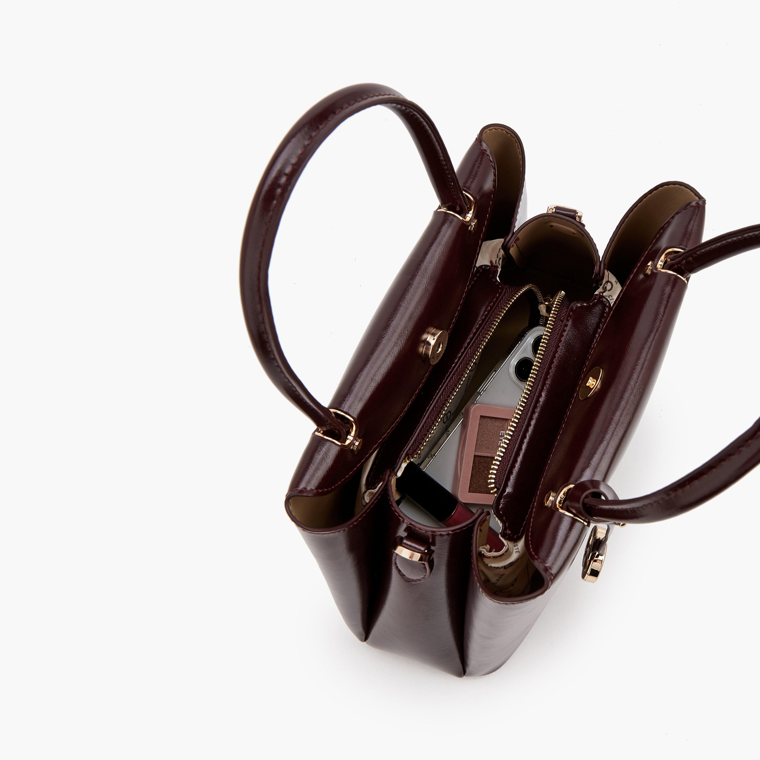 شنطة توتي سادة بحزام قابل للفصل من سيليست-women-bagsandwallets-handbags-image-7