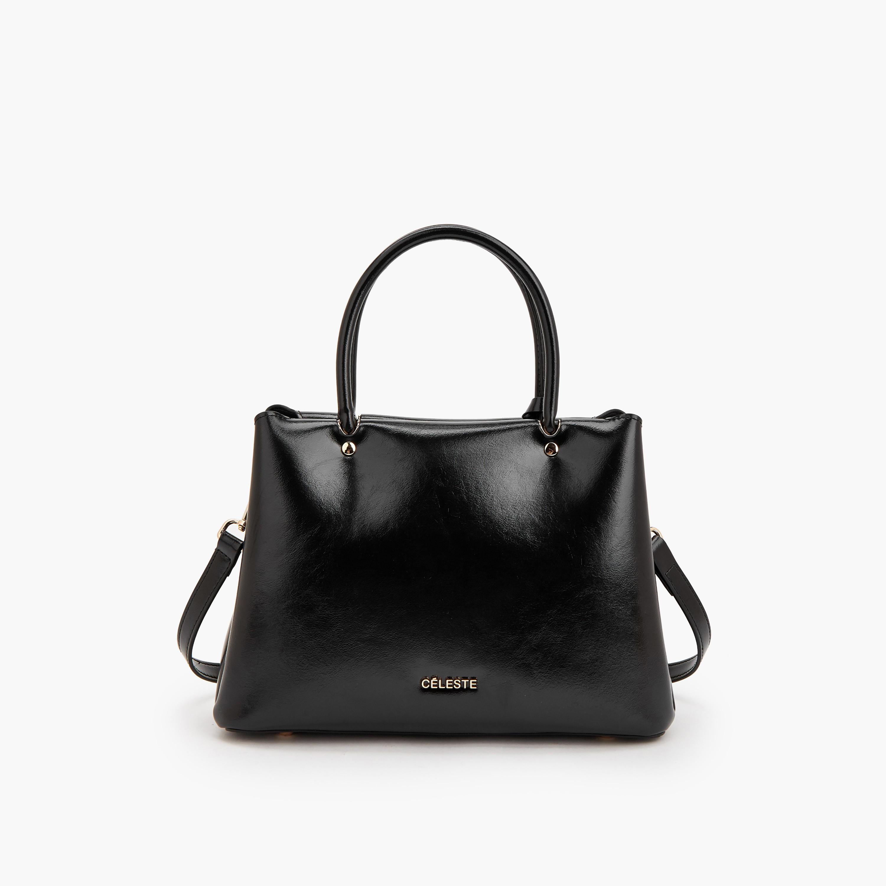 Celeste Solid Tote Bag with Detachable Strap-women-bagsandwallets-handbags-image-5