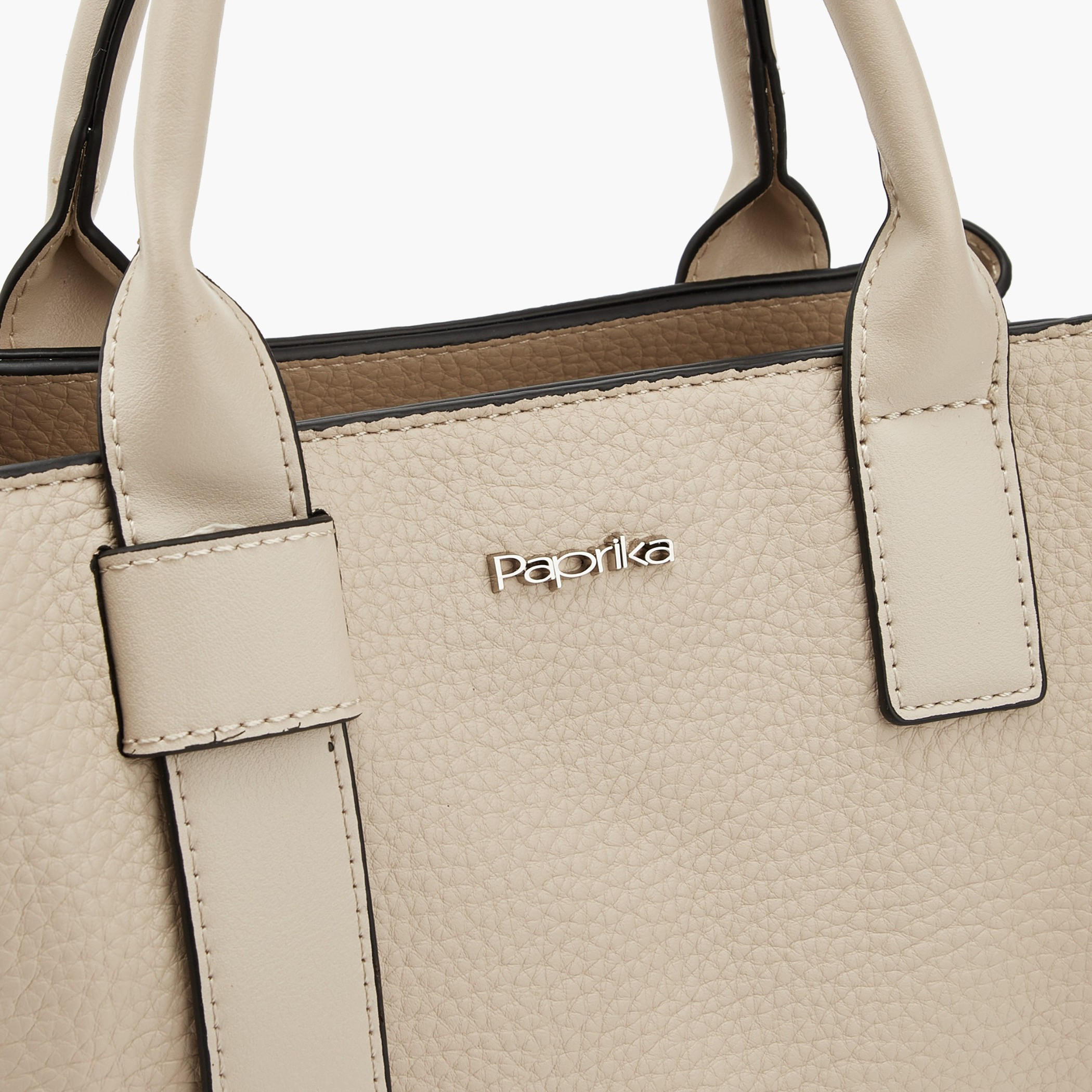 Paprika Textured Tote Bag with Detachable Strap-women-bagsandwallets-handbags-image-5