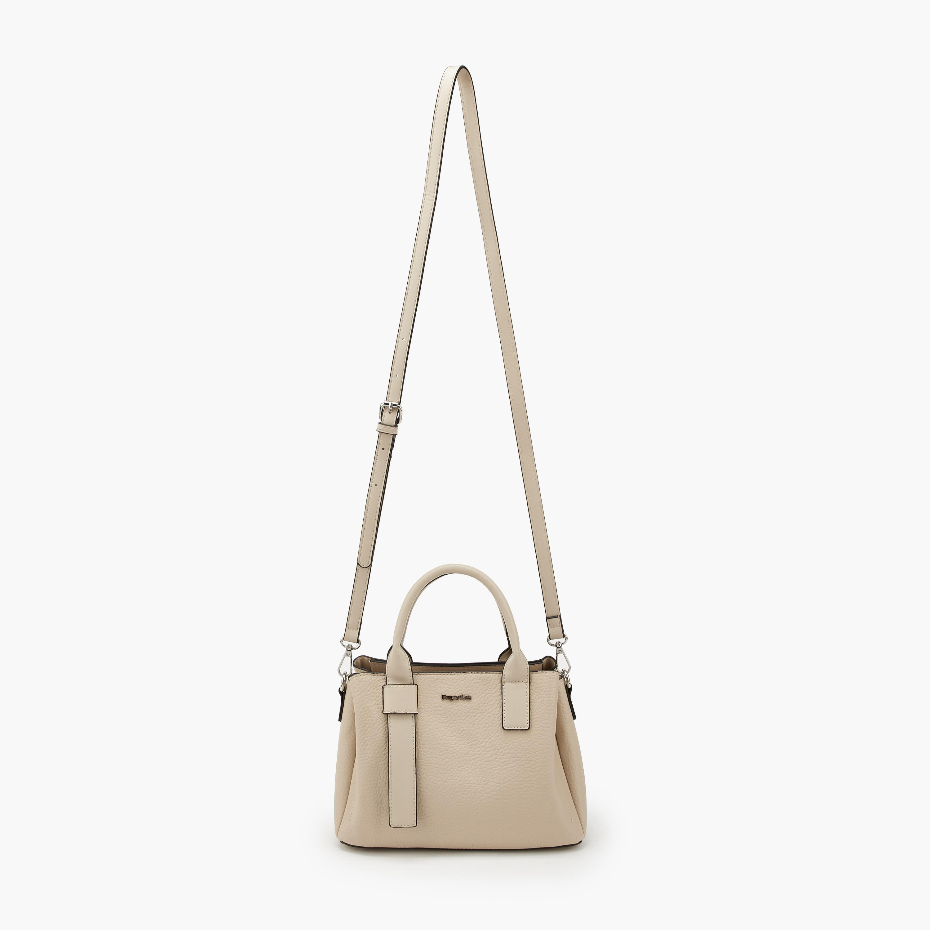 Paprika Textured Tote Bag with Detachable Strap-women-bagsandwallets-handbags-image-3