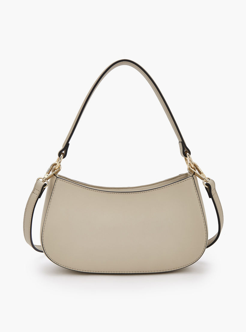 شنطة كتف بسحاب إغلاق ونقوش مونوجرام من سيليست-women-bagsandwallets-handbags-image-4
