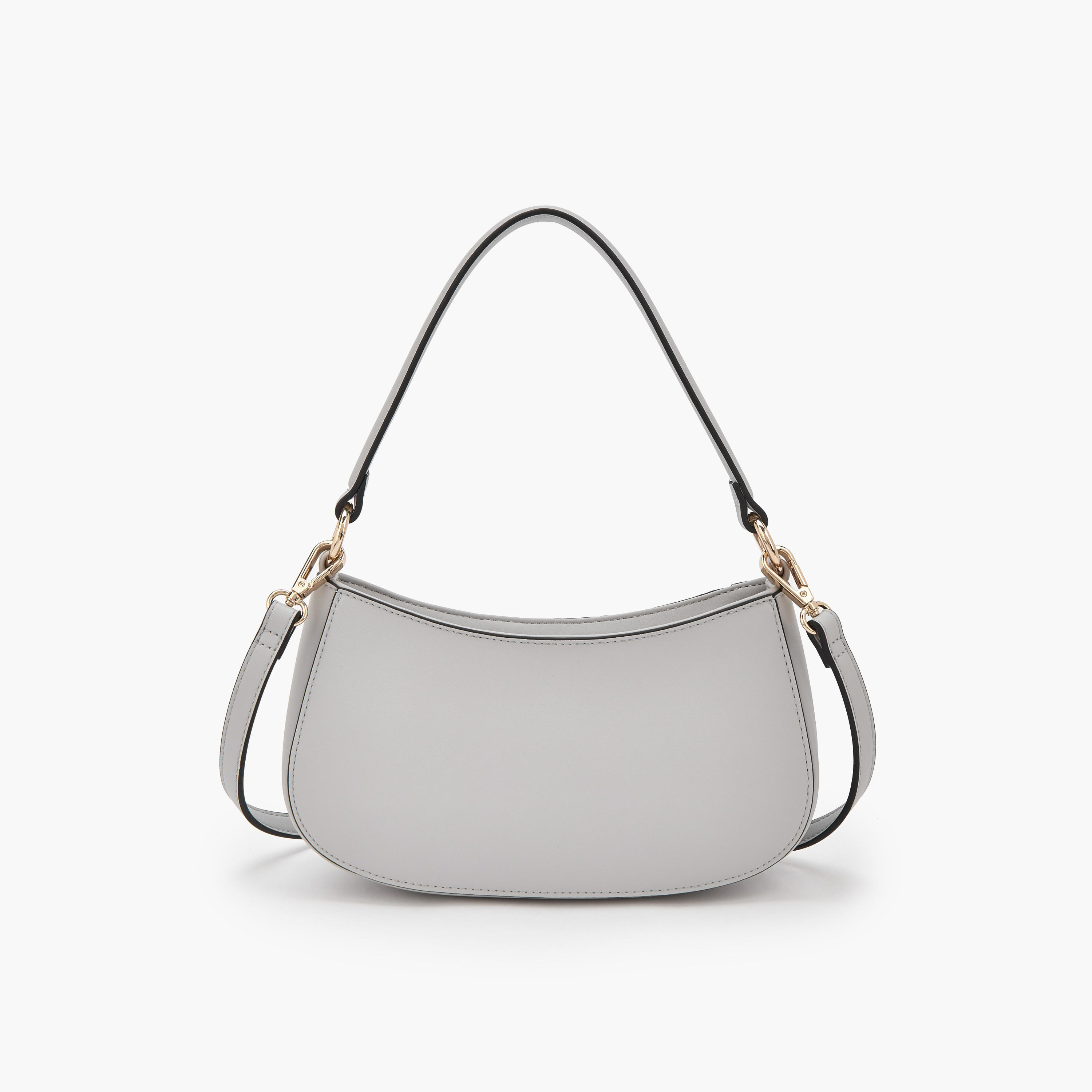 Celeste Monogram Embossed Shoulder Bag with Zip Closure-women-bagsandwallets-handbags-image-4