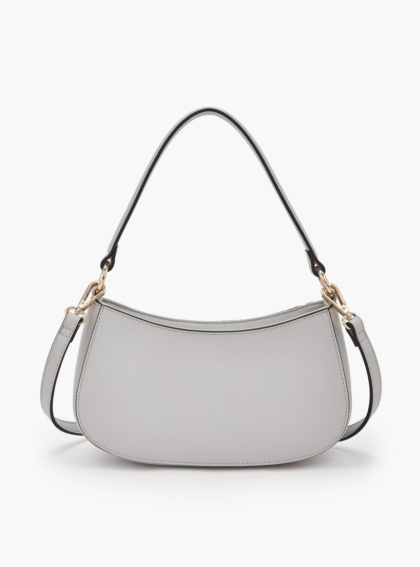 Celeste Monogram Embossed Shoulder Bag with Zip Closure-women-bagsandwallets-handbags-image-4