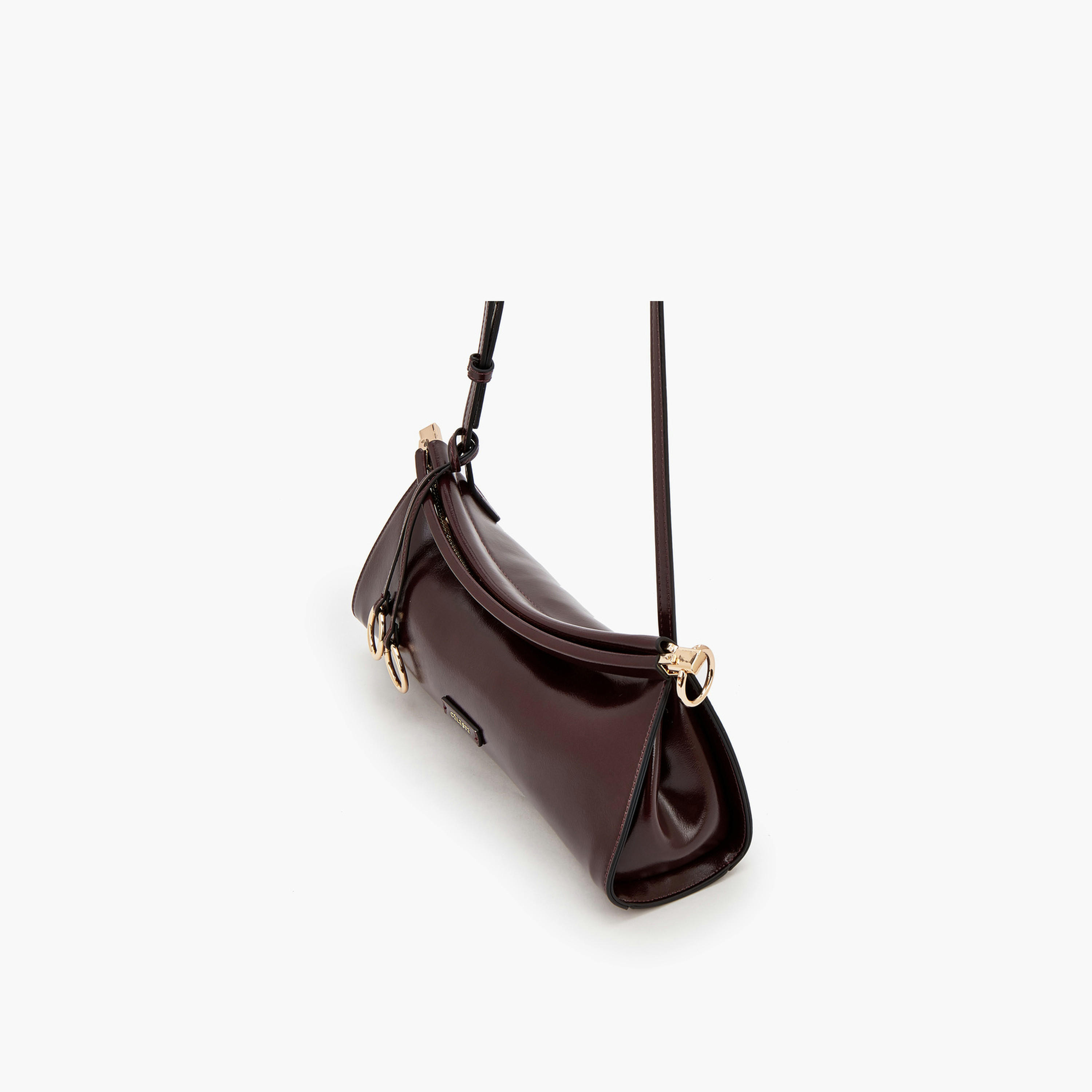 Celeste Solid Crossbody Bag with Metallic Accent-women-bagsandwallets-handbags-image-5