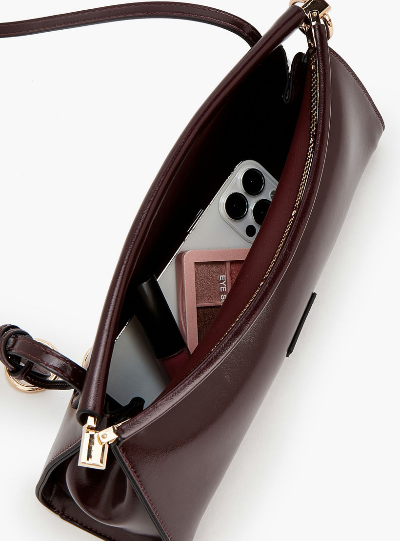 Celeste Solid Crossbody Bag with Metallic Accent-women-bagsandwallets-handbags-image-7