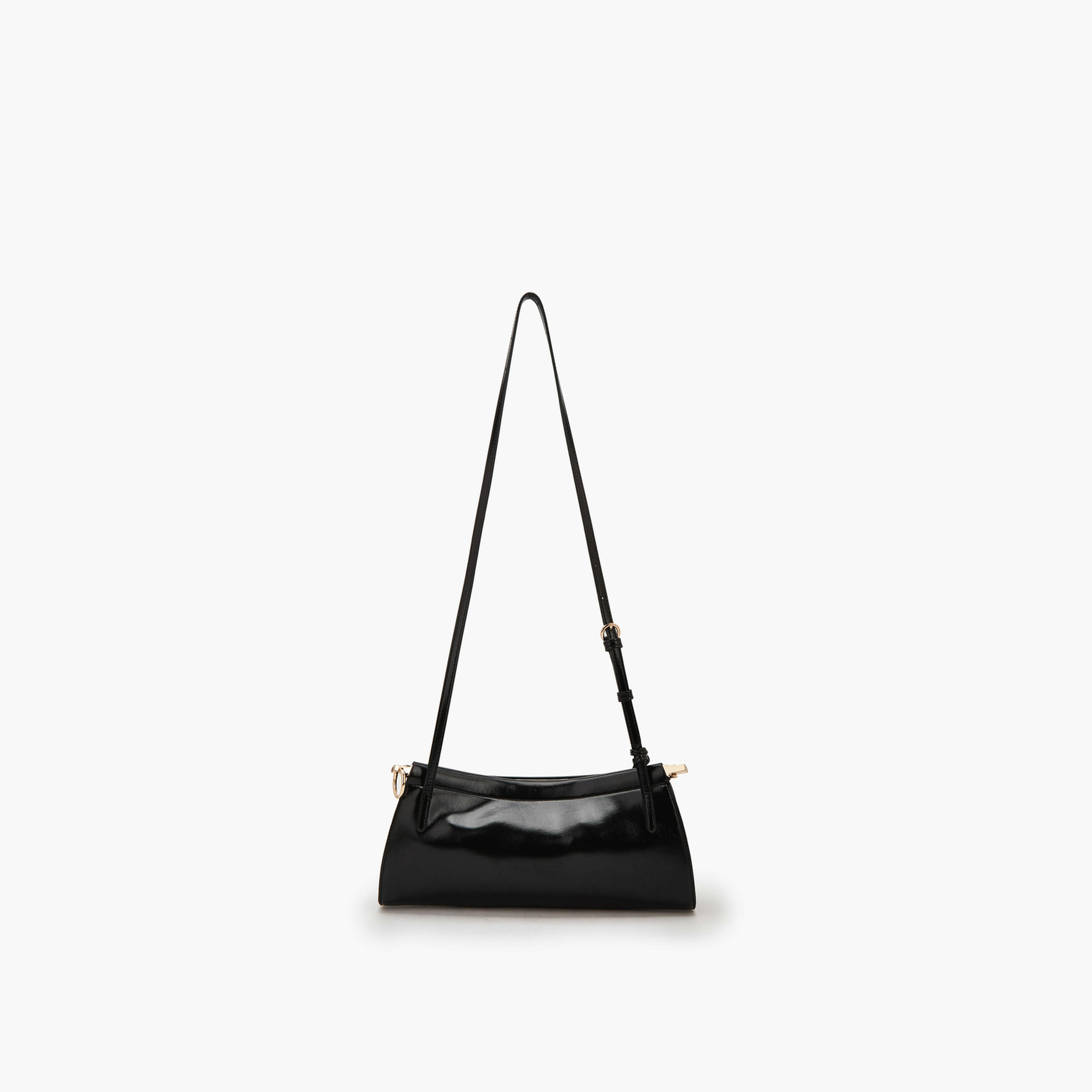 Celeste Solid Crossbody Bag with Metallic Accent-women-bagsandwallets-handbags-image-2