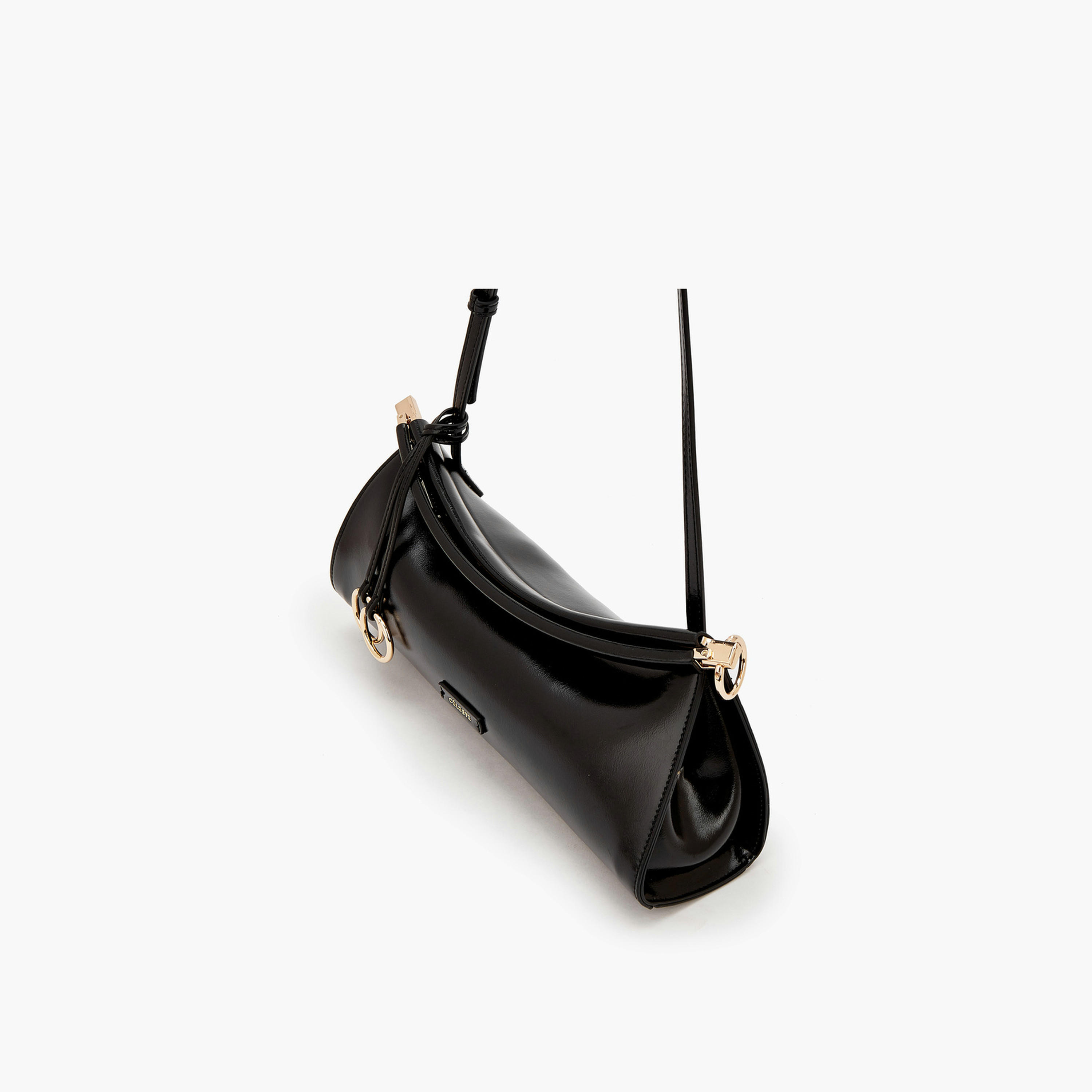 Celeste Solid Crossbody Bag with Metallic Accent-women-bagsandwallets-handbags-image-5