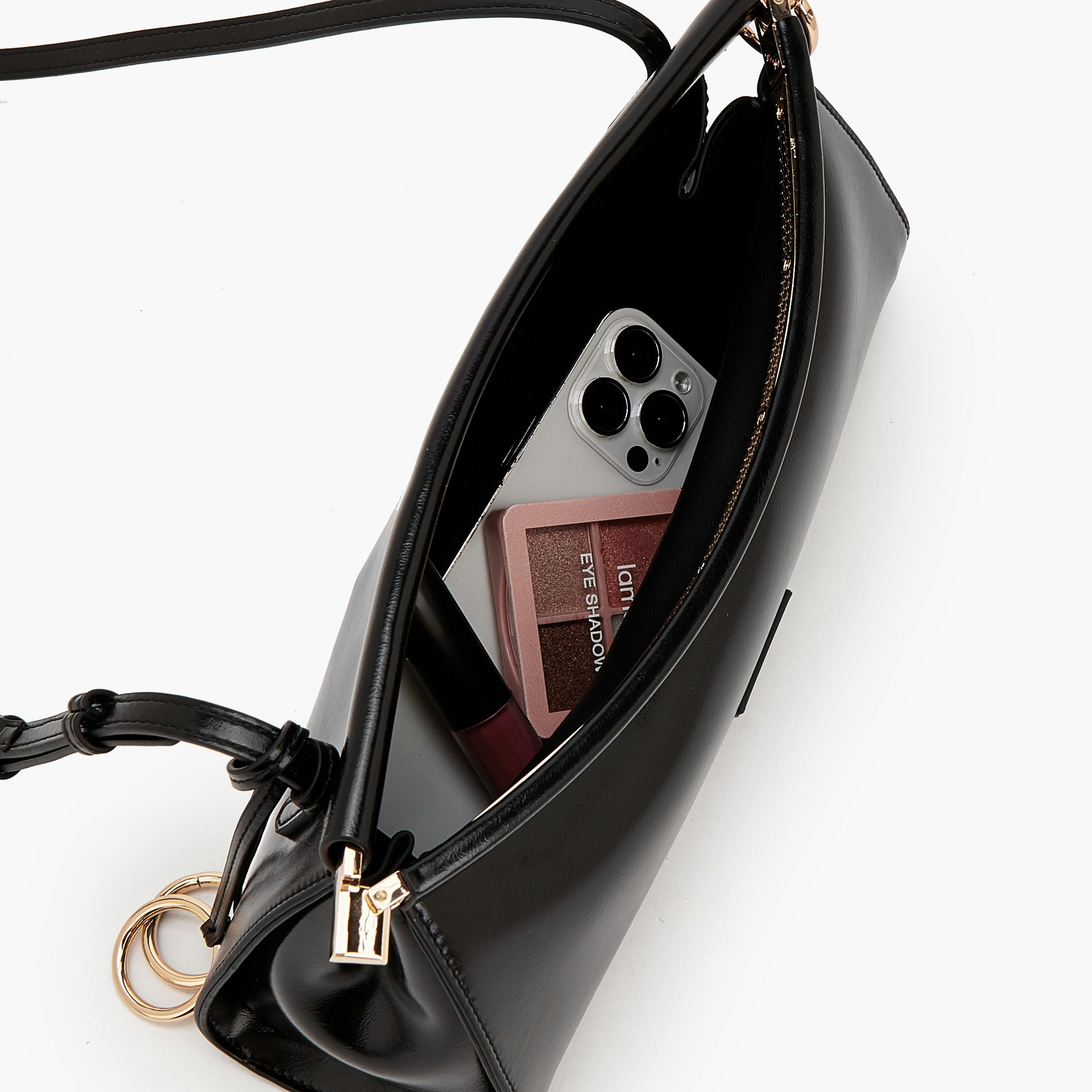 Celeste Solid Crossbody Bag with Metallic Accent-women-bagsandwallets-handbags-image-7