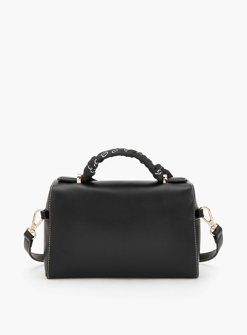 شنطة كروسبودي سادة بتفاصيل وشاح من سيليست-women-bagsandwallets-handbags-image-5