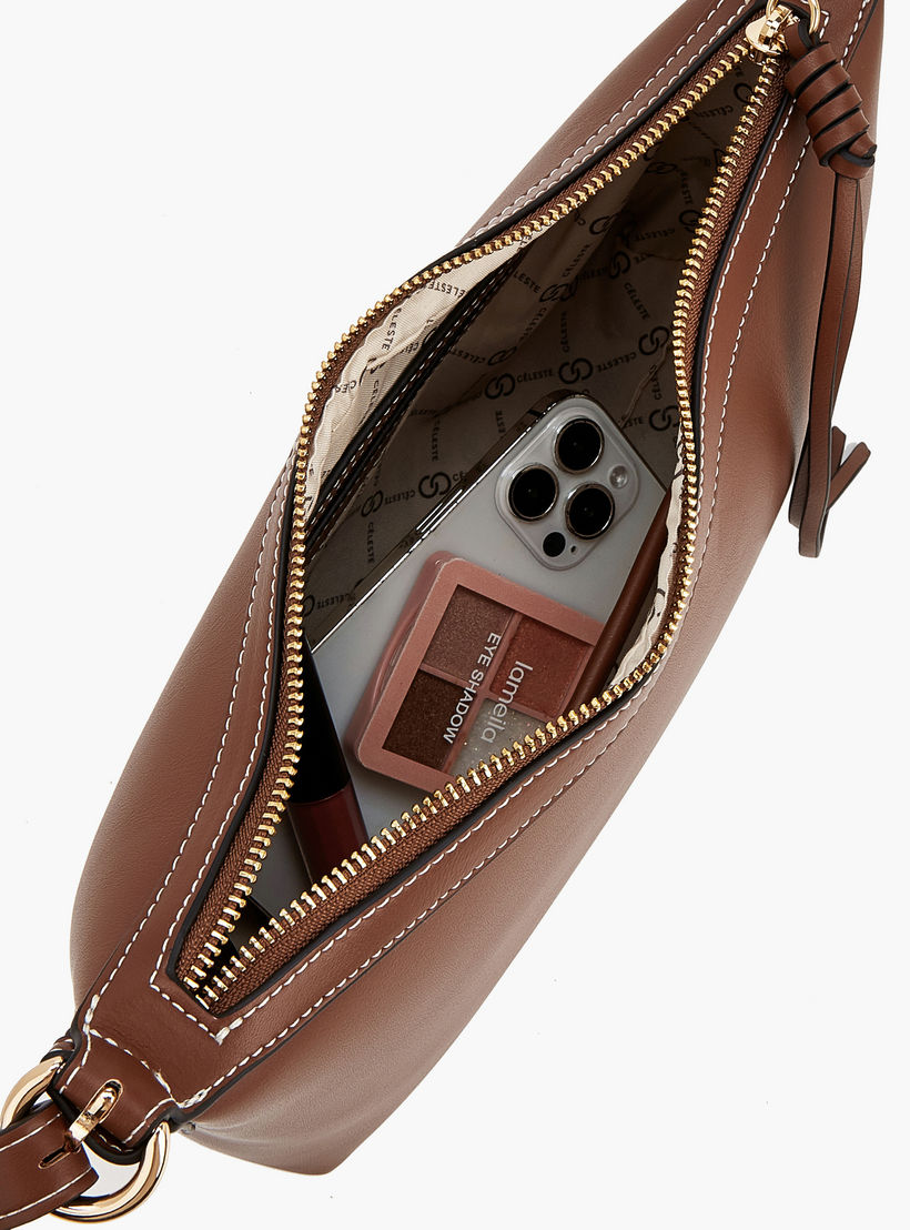 Celeste Solid Shoulder Bag with Adjustable Strap-women-bagsandwallets-handbags-image-7