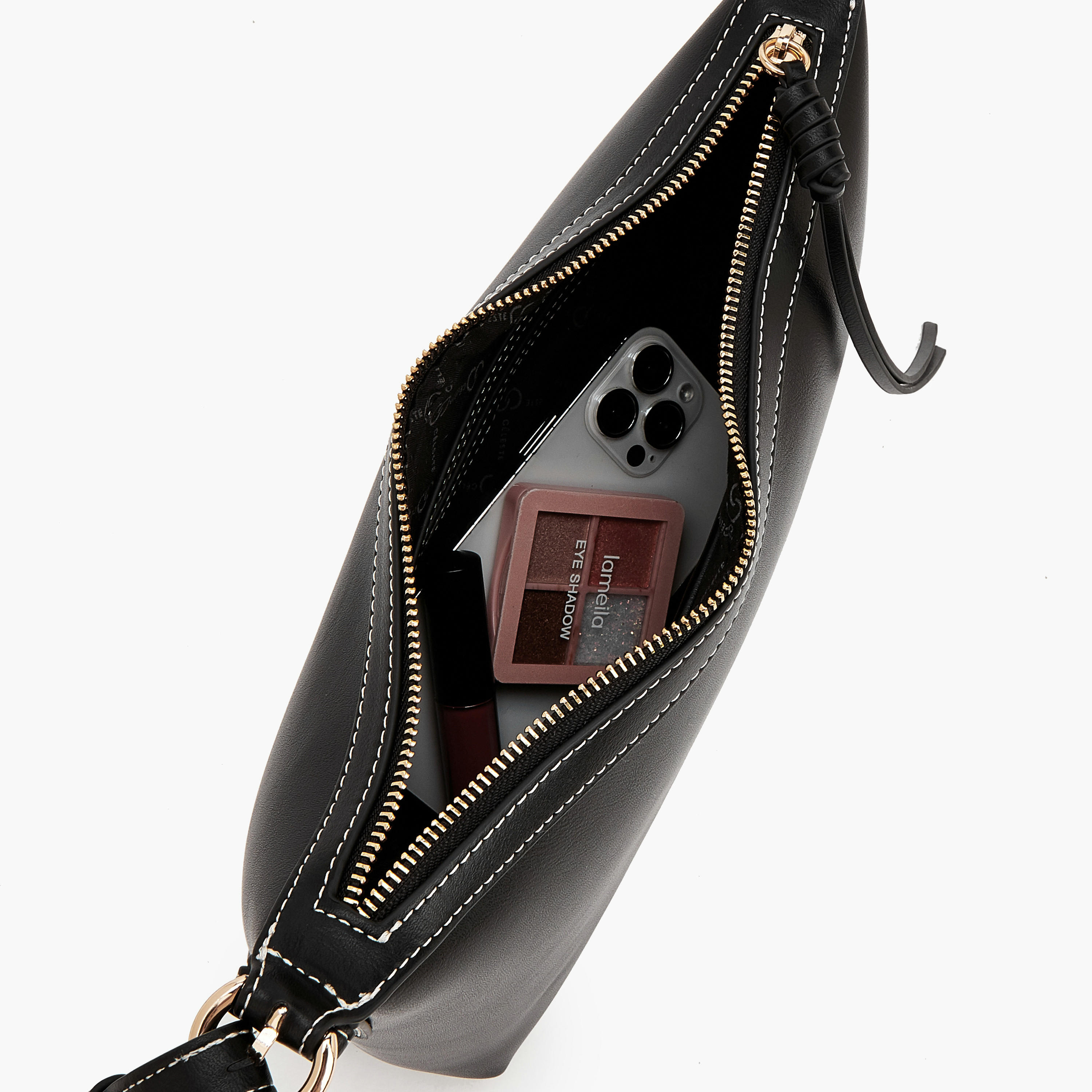 Celeste Solid Shoulder Bag with Adjustable Strap-women-bagsandwallets-handbags-image-7