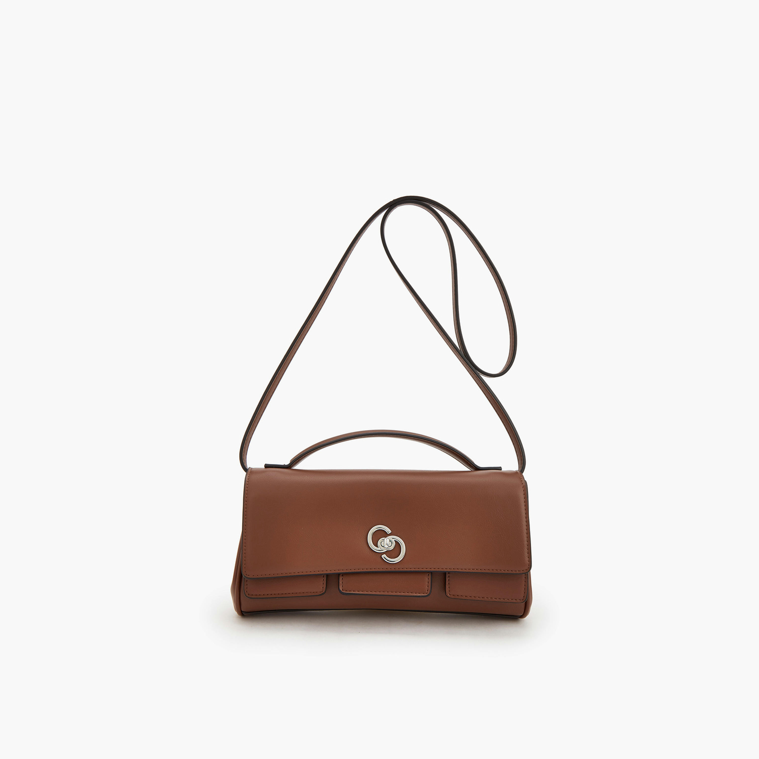 شنطة كروس بودي سادة بحزام مقبض من سيليست-women-bagsandwallets-handbags-image-1