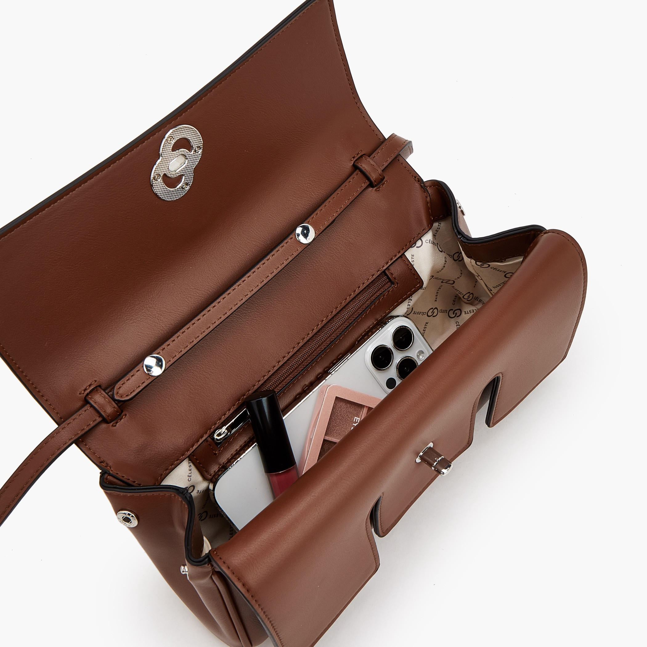 شنطة كروس بودي سادة بحزام مقبض من سيليست-women-bagsandwallets-handbags-image-7