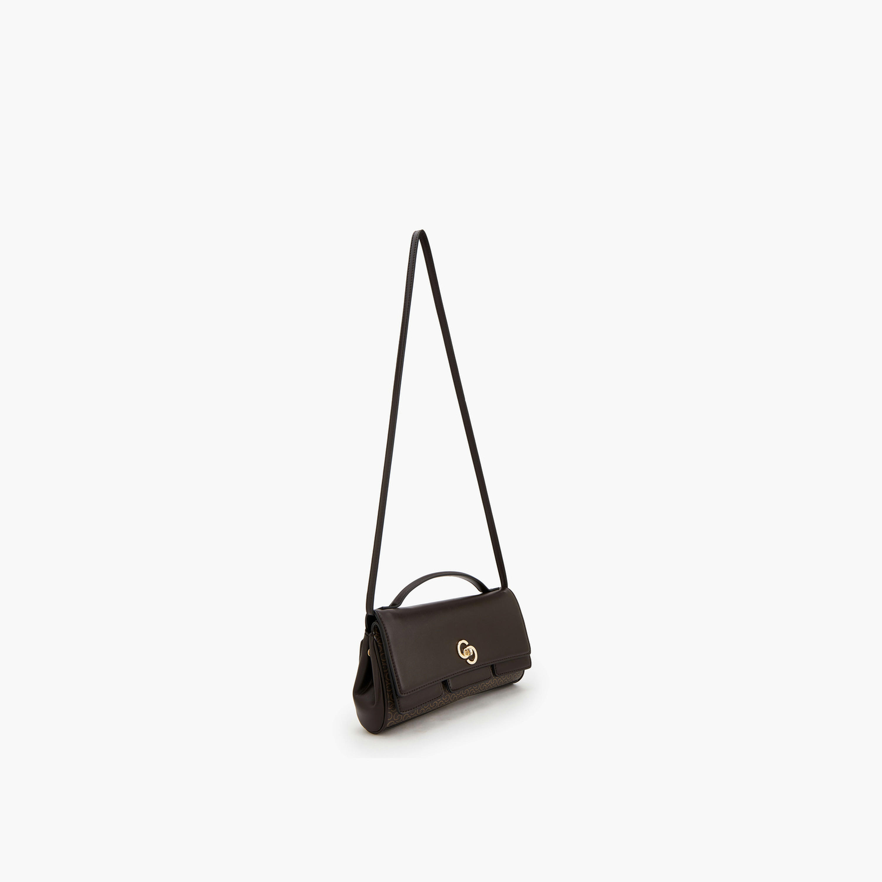 شنطة ساتشل بطبعة مونوغرام مع مقبض وحزام من سيليست-women-bagsandwallets-handbags-image-2
