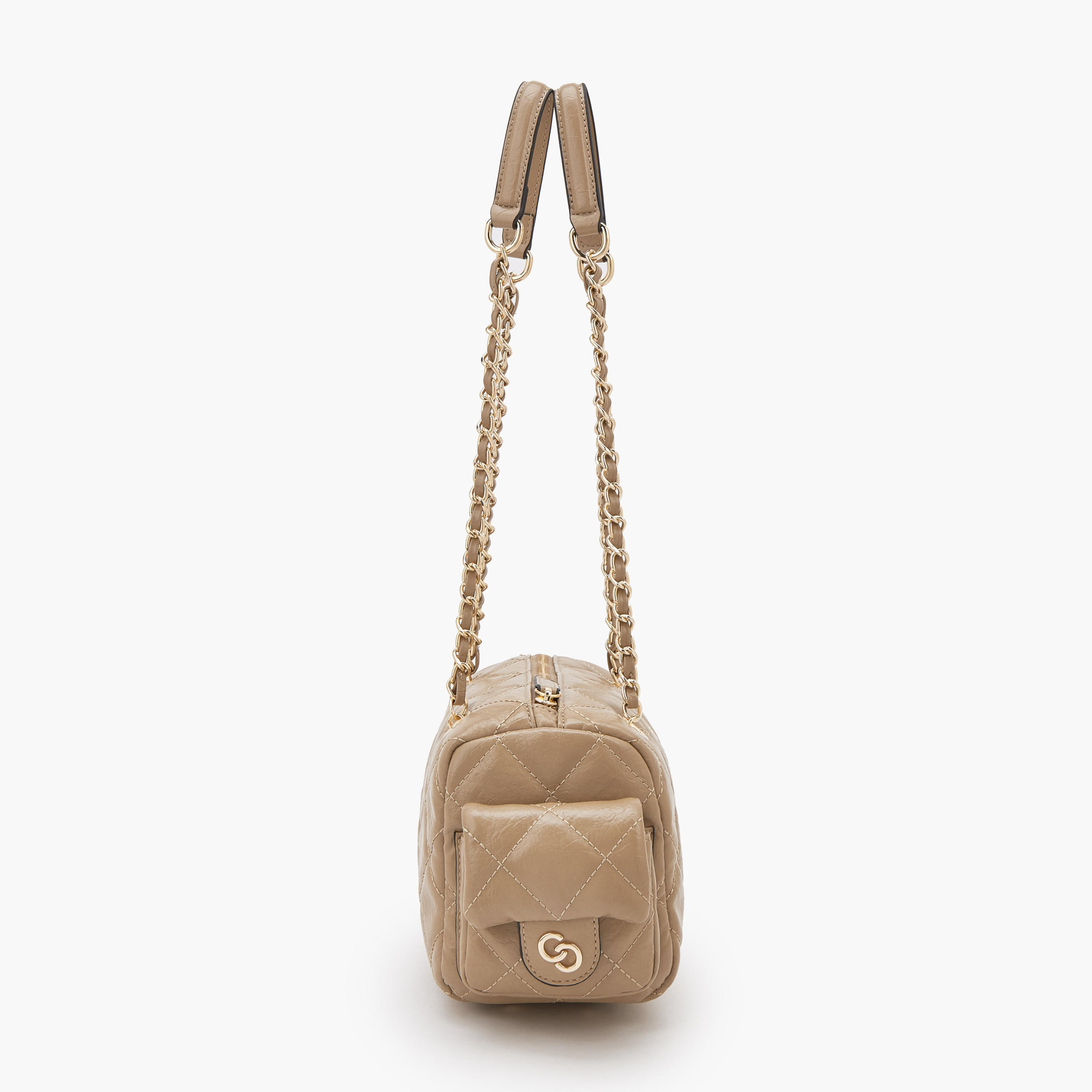 Celeste Quilted Shoulder Bag with Double Handle-women-bagsandwallets-handbags-image-4