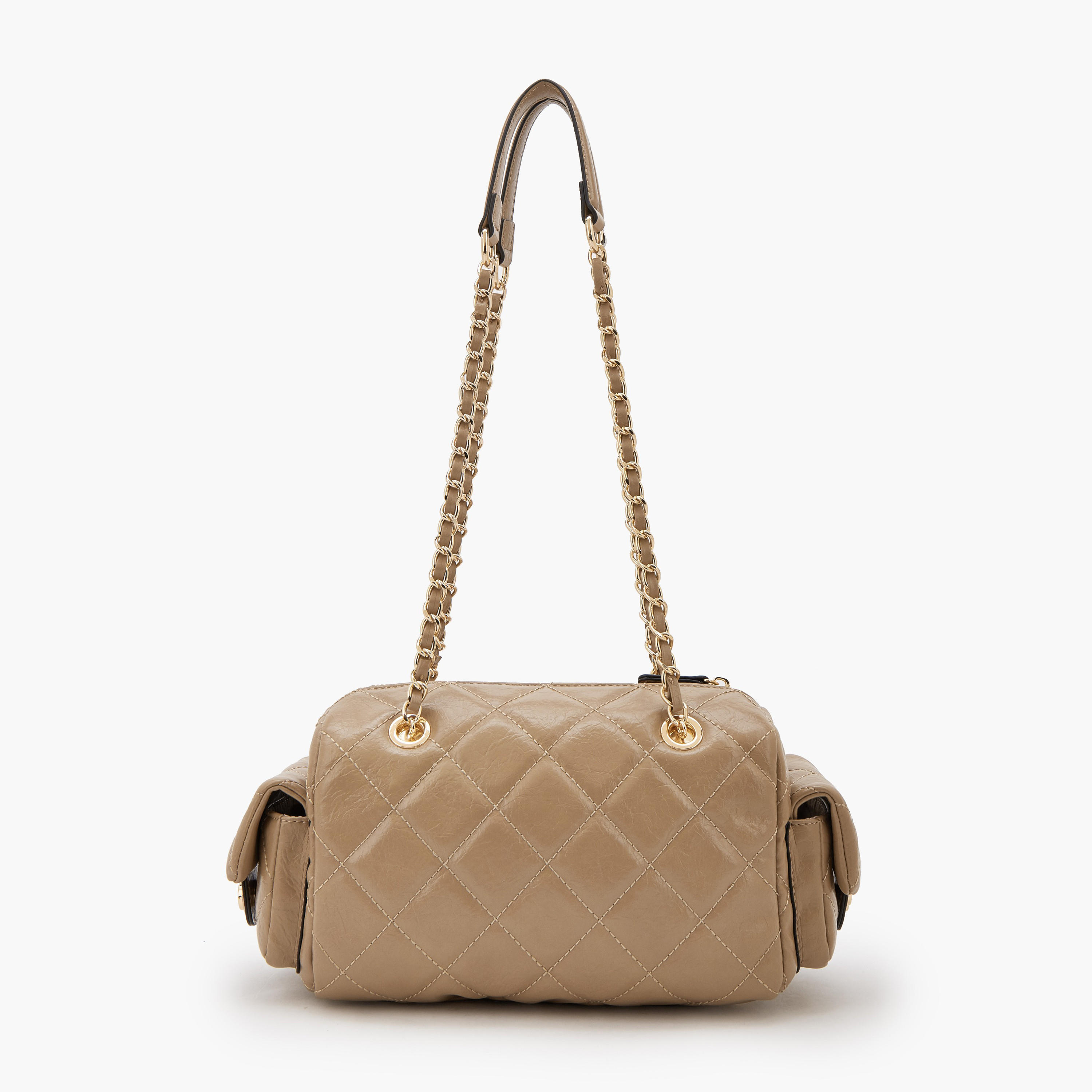 Celeste Quilted Shoulder Bag with Double Handle-women-bagsandwallets-handbags-image-5