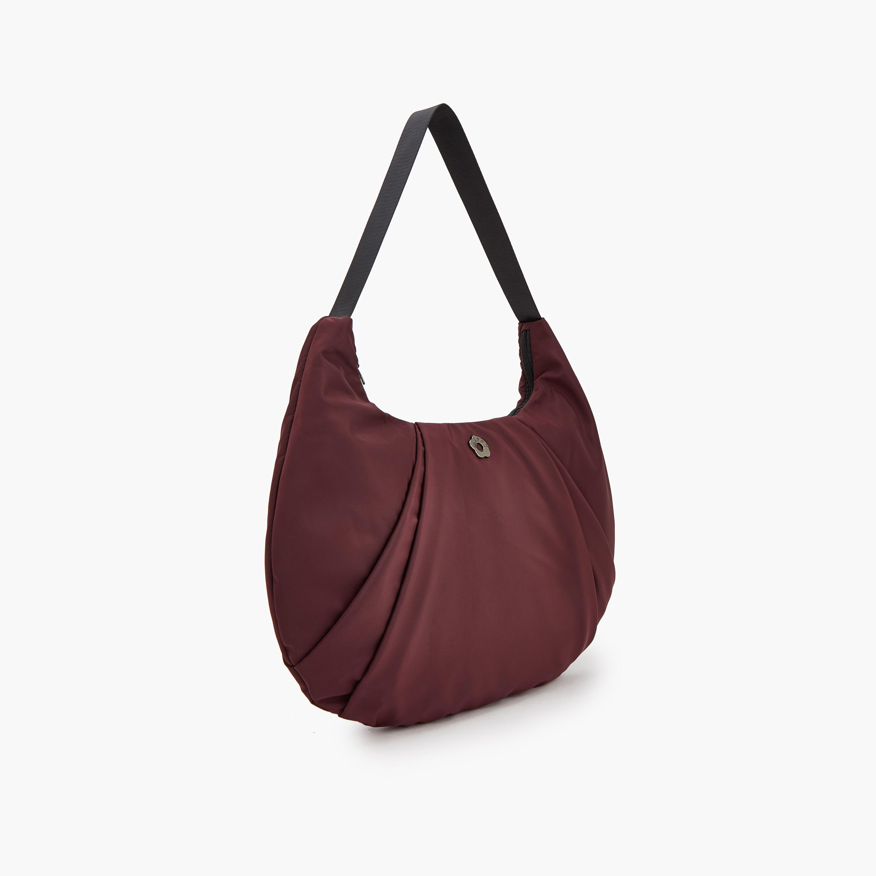 Missy Pleated Shoulder Bag with Zip Closure-women-bagsandwallets-handbags-image-2