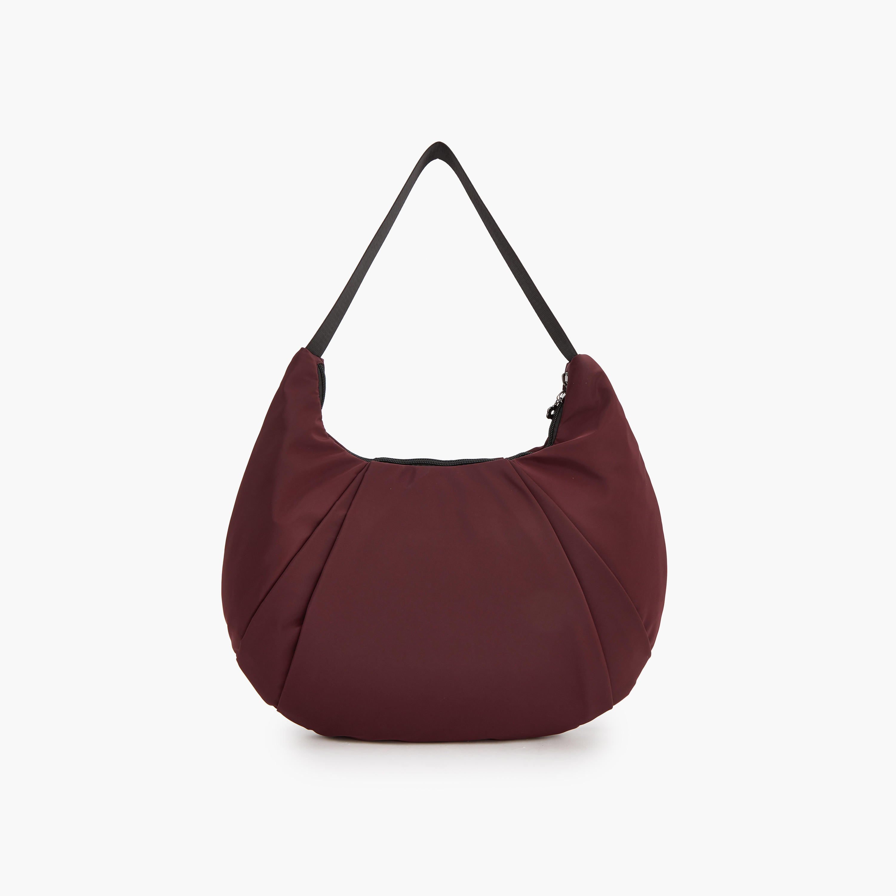 Missy Pleated Shoulder Bag with Zip Closure-women-bagsandwallets-handbags-image-4