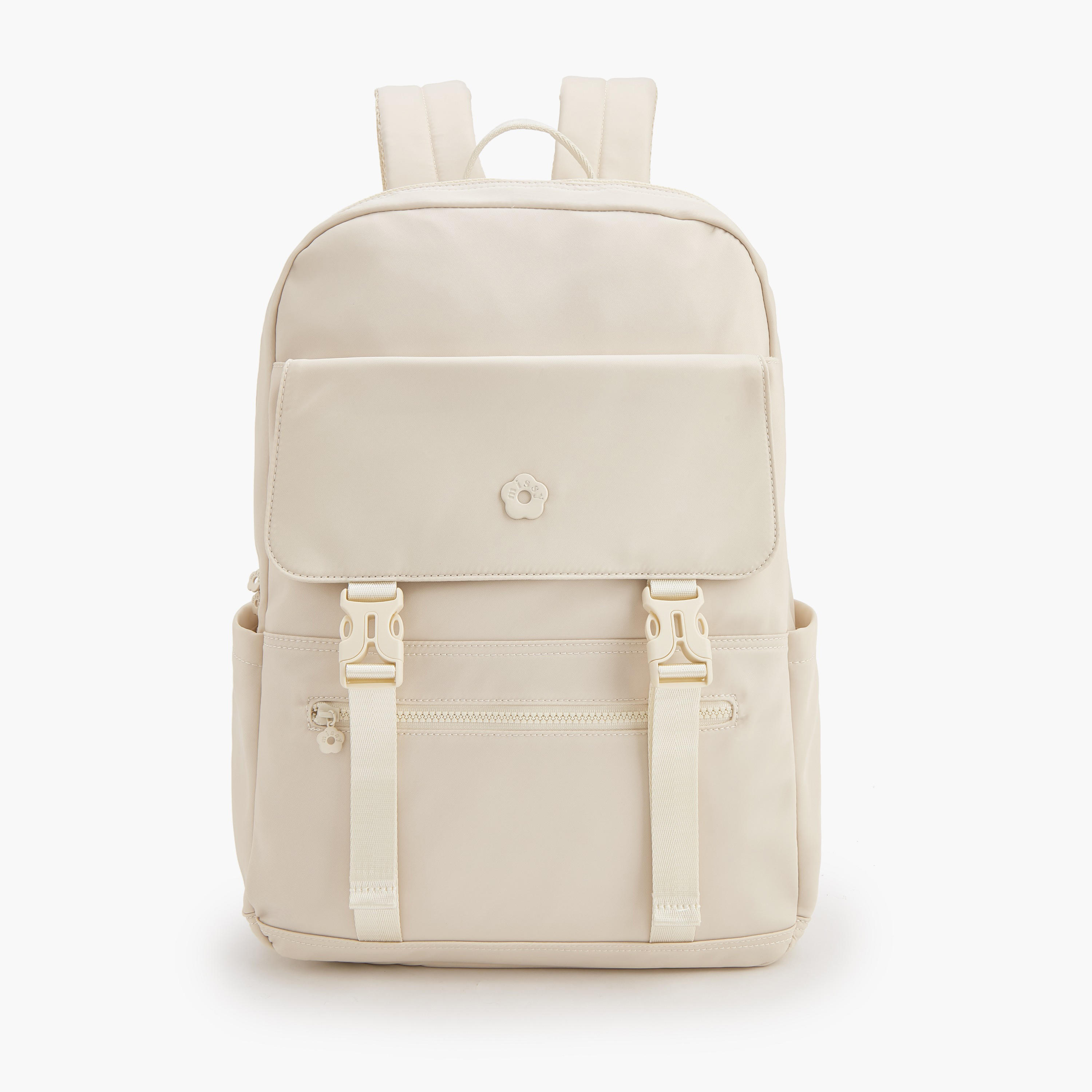 Missy Solid Backpack with Adjustable Shoulder Straps-women-bagsandwallets-backpacks-image-1