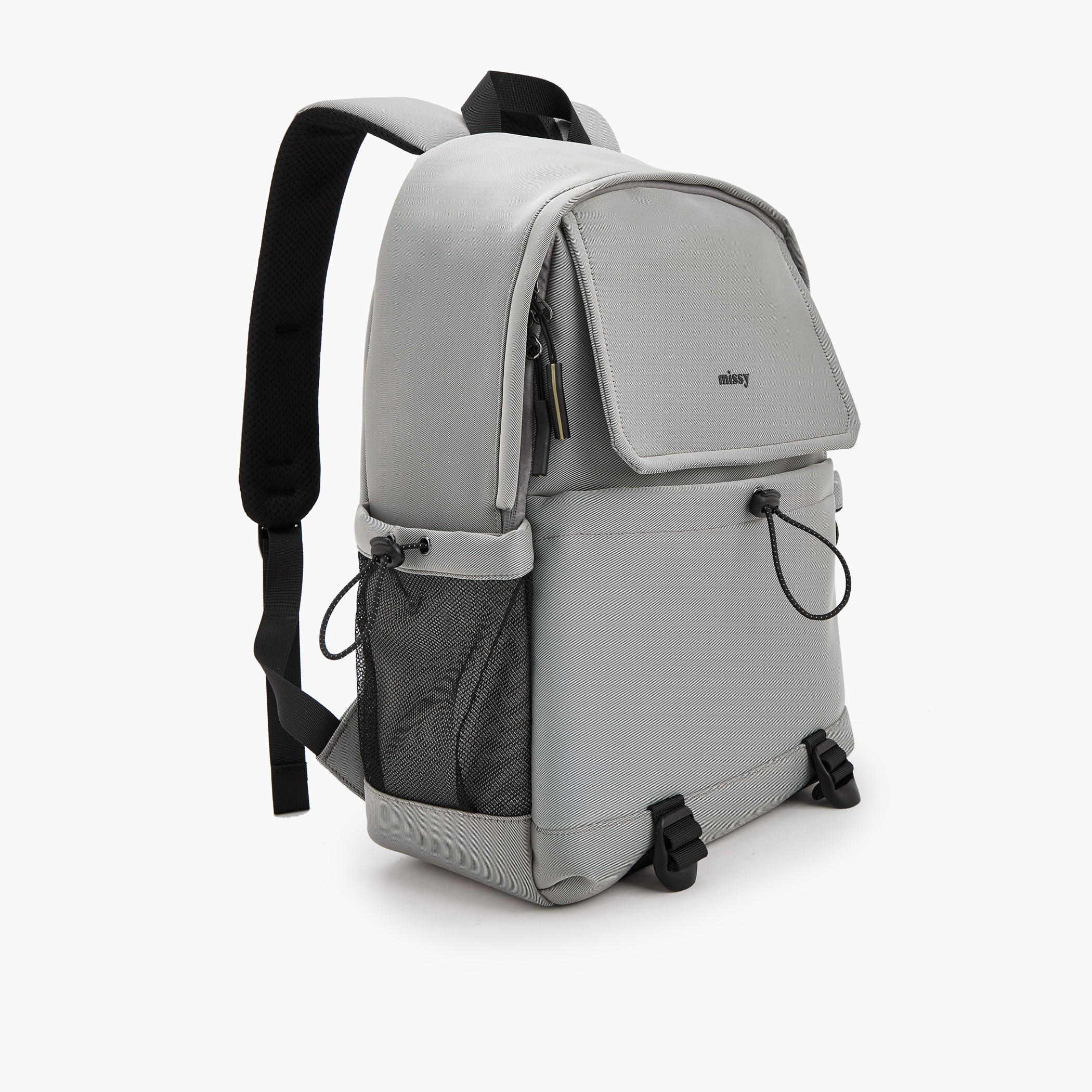 Missy Solid Backpack with Front Bungee Cinch-school-bagsandbackpacks-backpacks-image-2