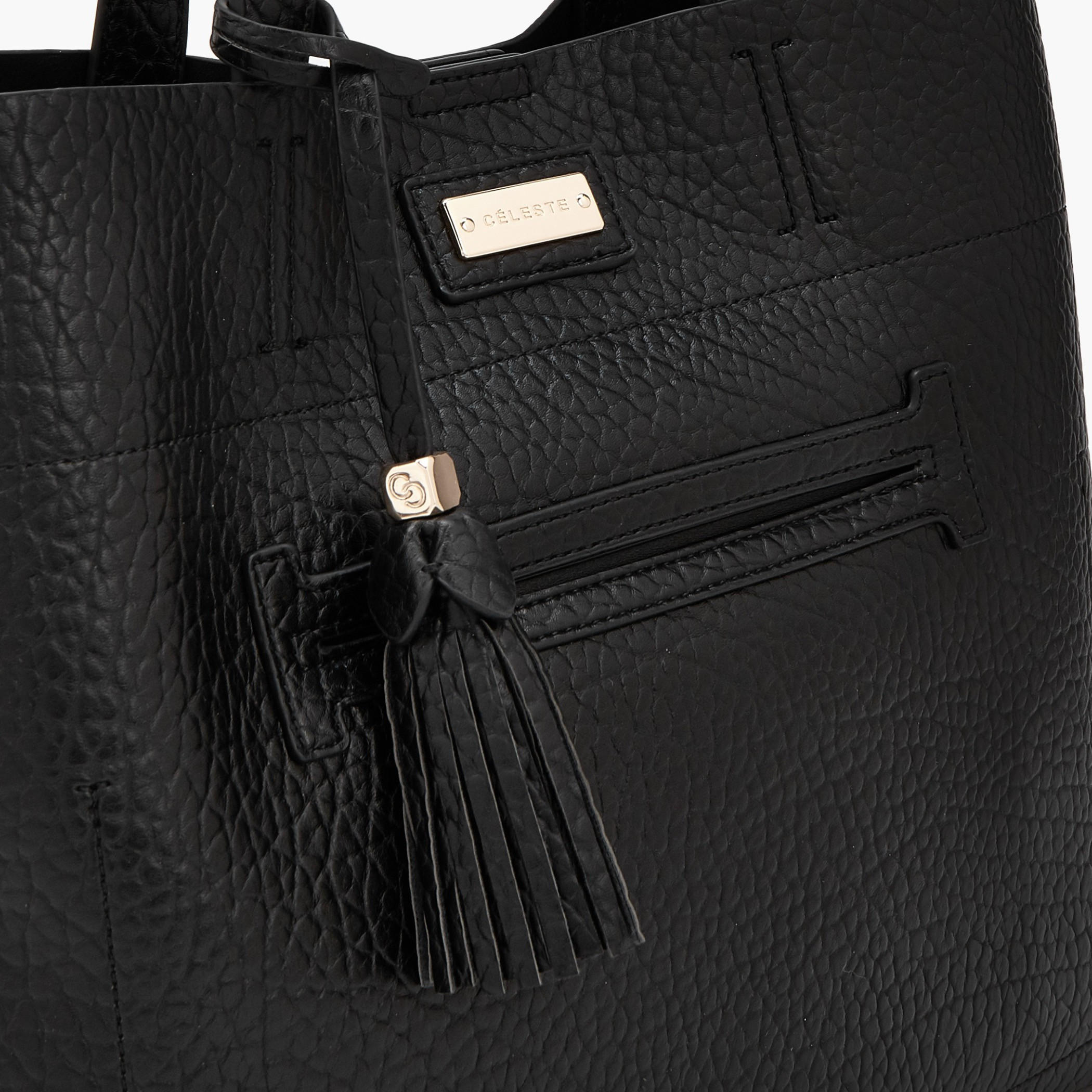 شنطة توتي بارزة الملمس مع شنطة صغيرة من سيليست-women-bagsandwallets-handbags-image-10
