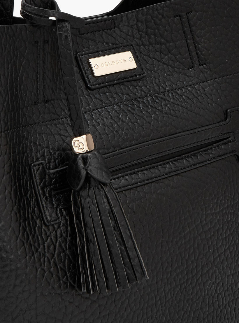 شنطة توتي بارزة الملمس مع شنطة صغيرة من سيليست-women-bagsandwallets-handbags-image-10