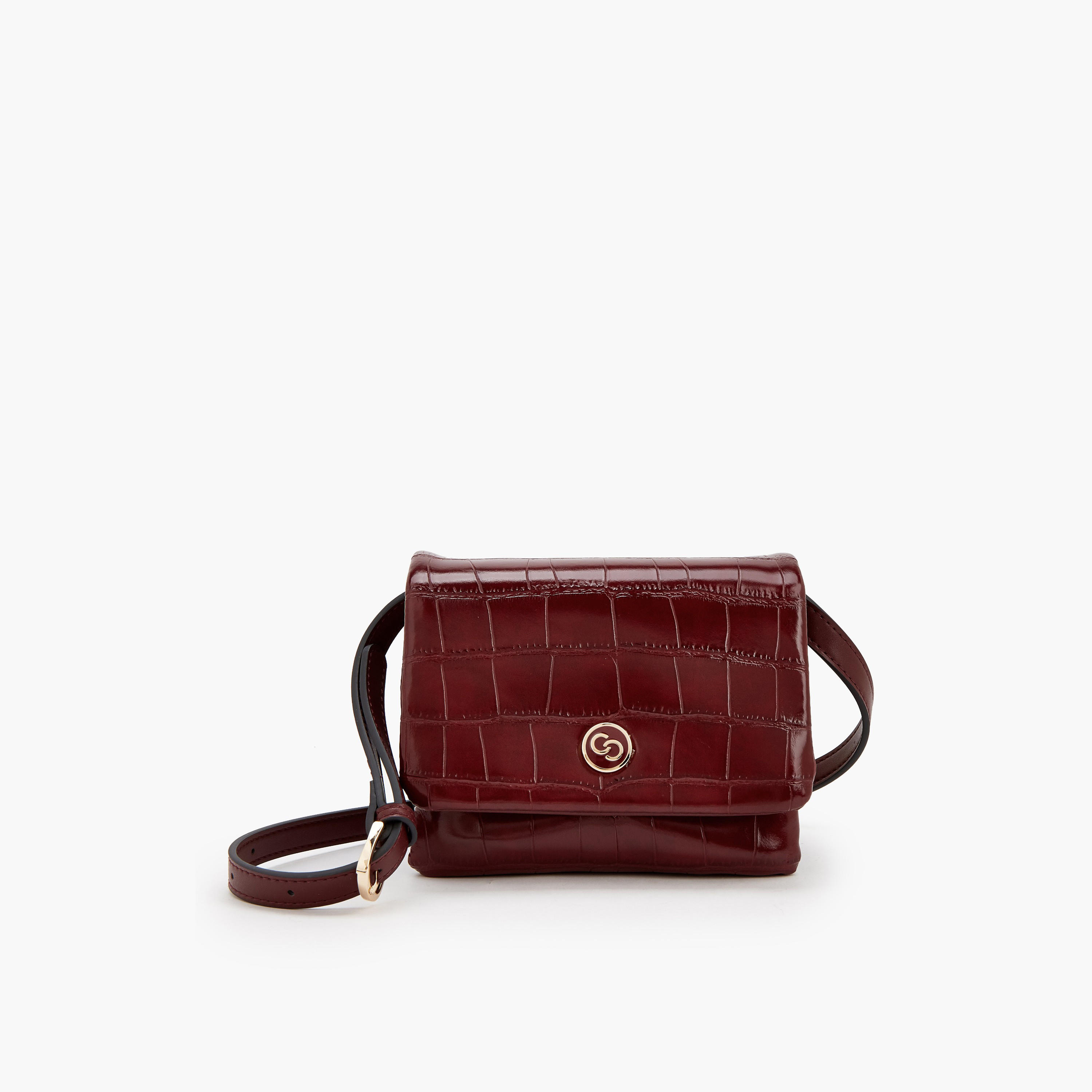 Celeste Textured Crossbody Bag with Magnetic Clasp Closure-women-bagsandwallets-handbags-image-1