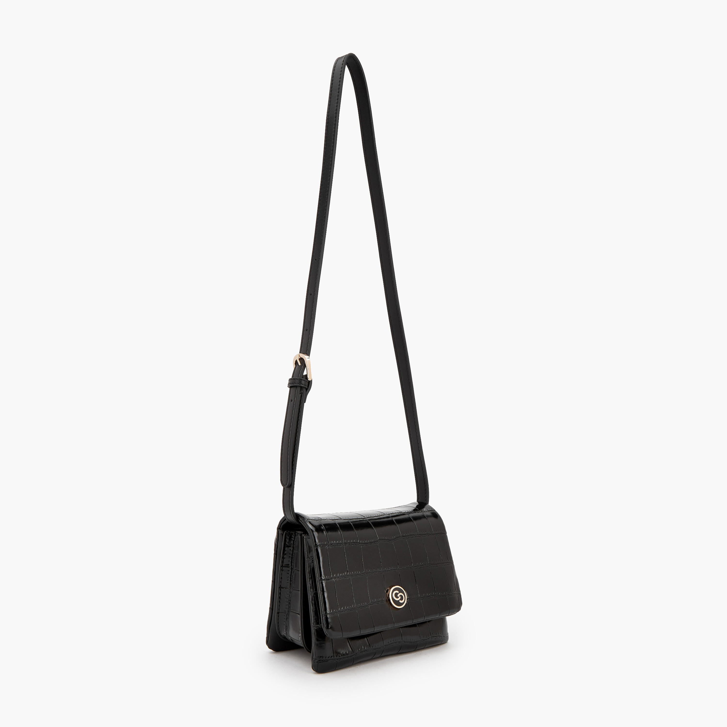 Celeste Textured Crossbody Bag with Magnetic Clasp Closure-women-bagsandwallets-handbags-image-2