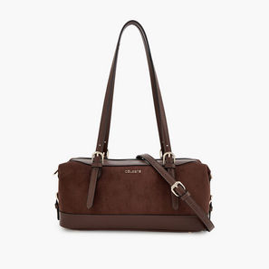 Celeste Textured Shoulder Bag with Detachable Strap-women-image-1