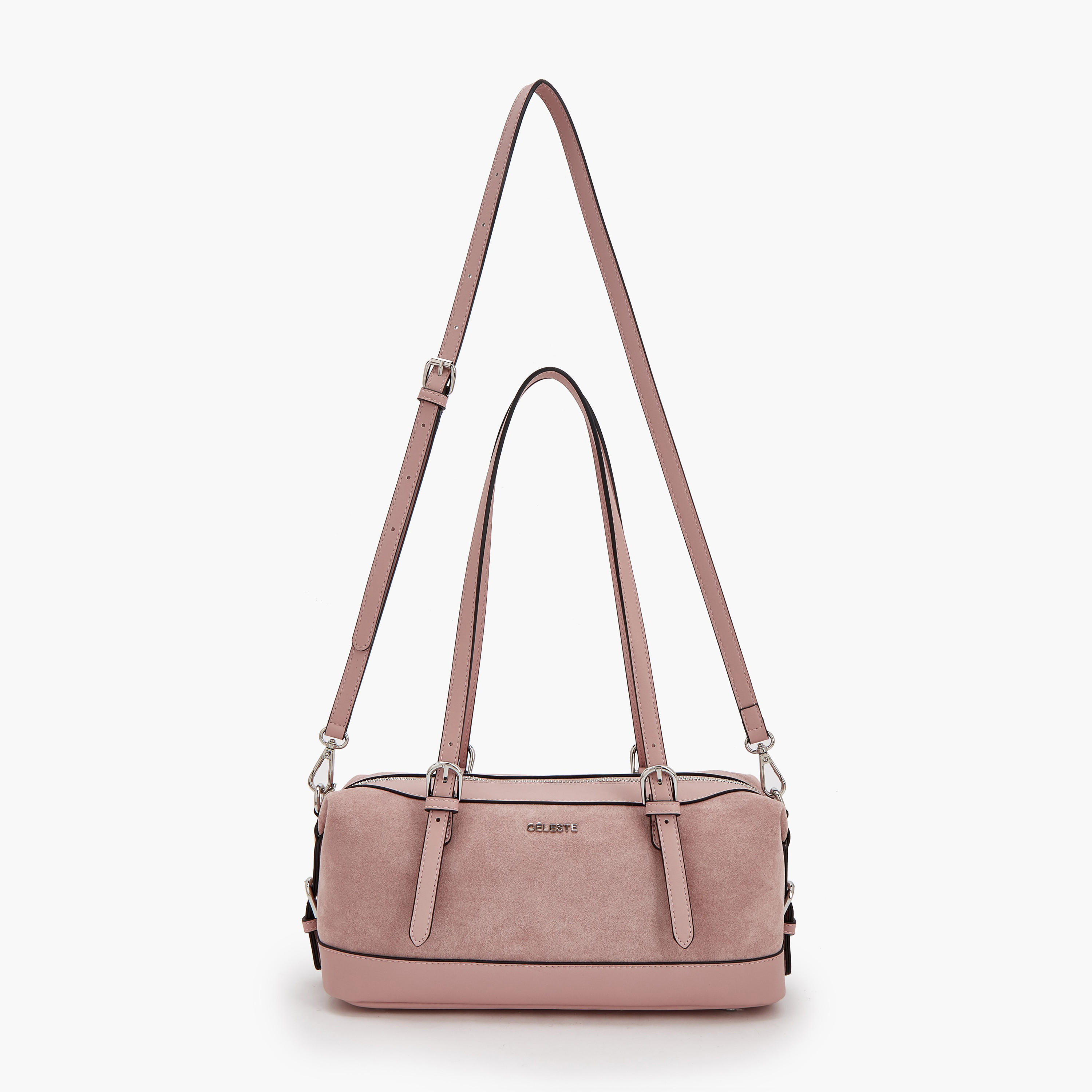 Celeste Textured Shoulder Bag with Detachable Strap-women-bagsandwallets-handbags-image-5