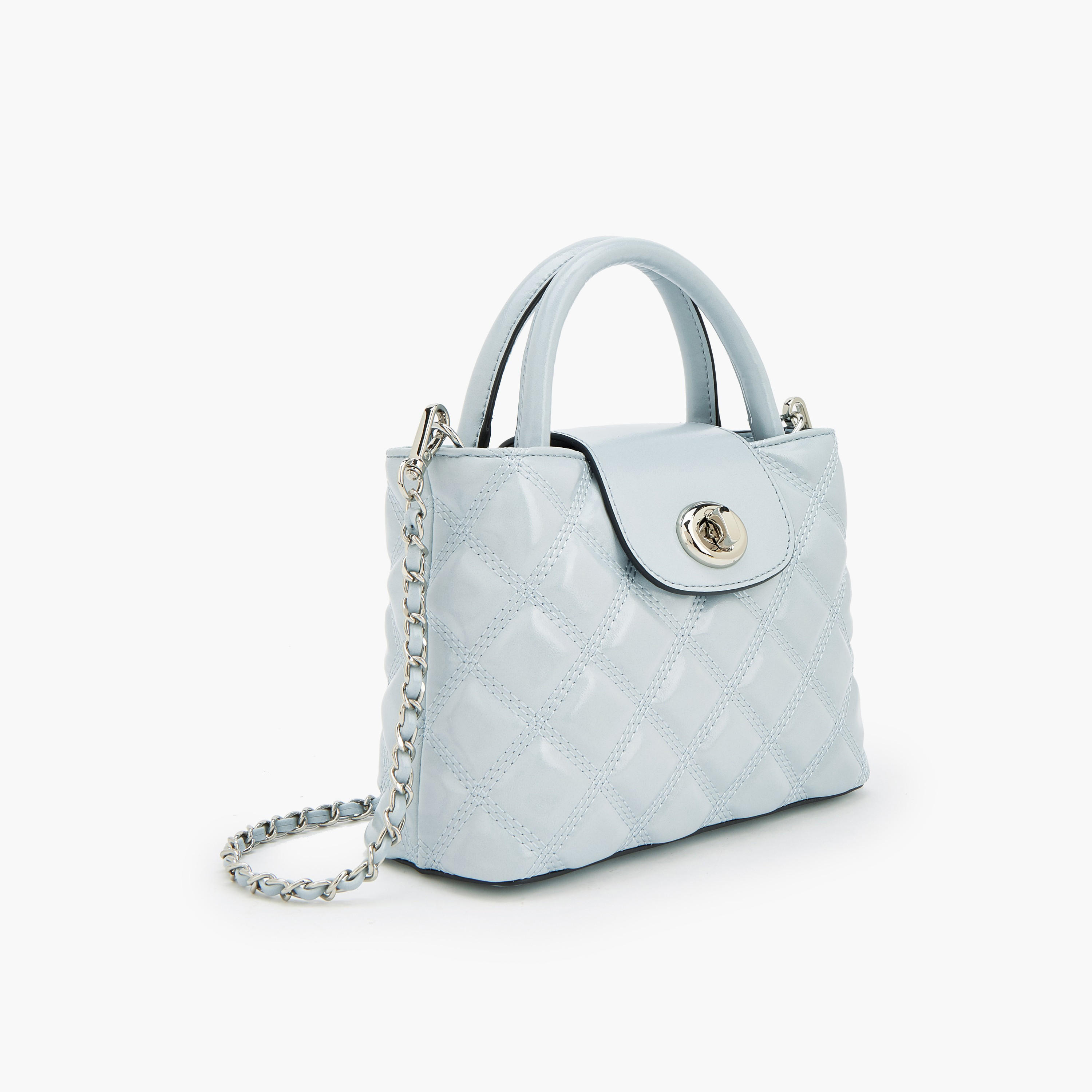 شنطة كروس بودي مبطنة بحزام سلسلة من سيليست-women-bagsandwallets-handbags-image-3