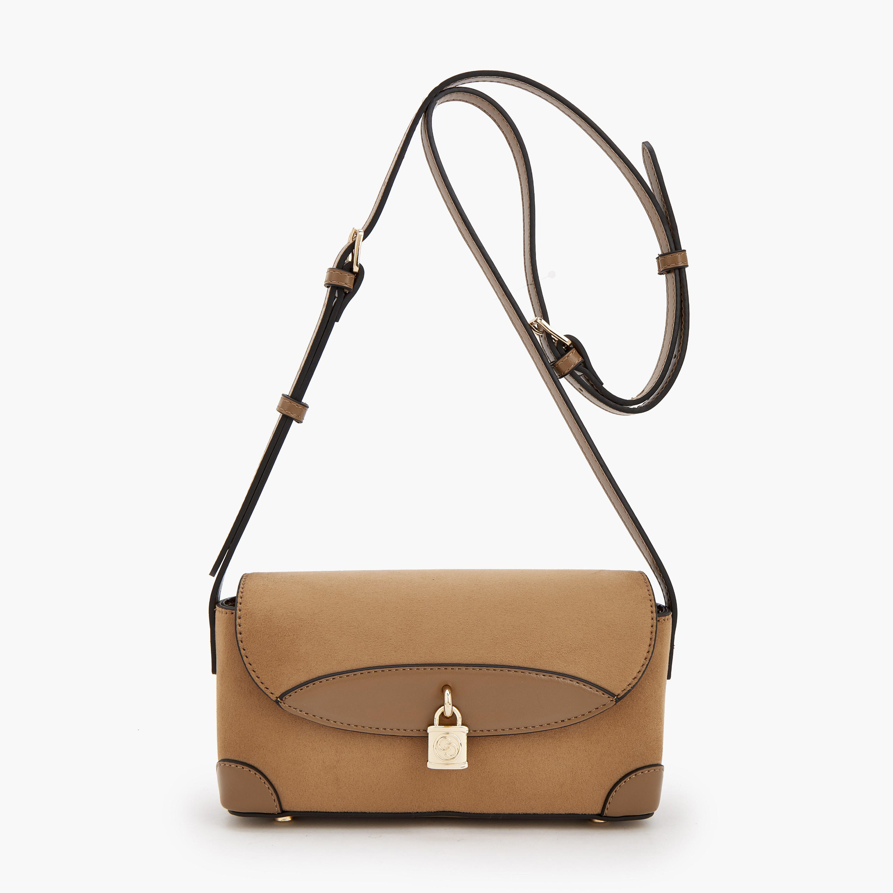 Celeste Solid Crossbody Bag with Magnetic Clasp Closure-women-bagsandwallets-handbags-image-1