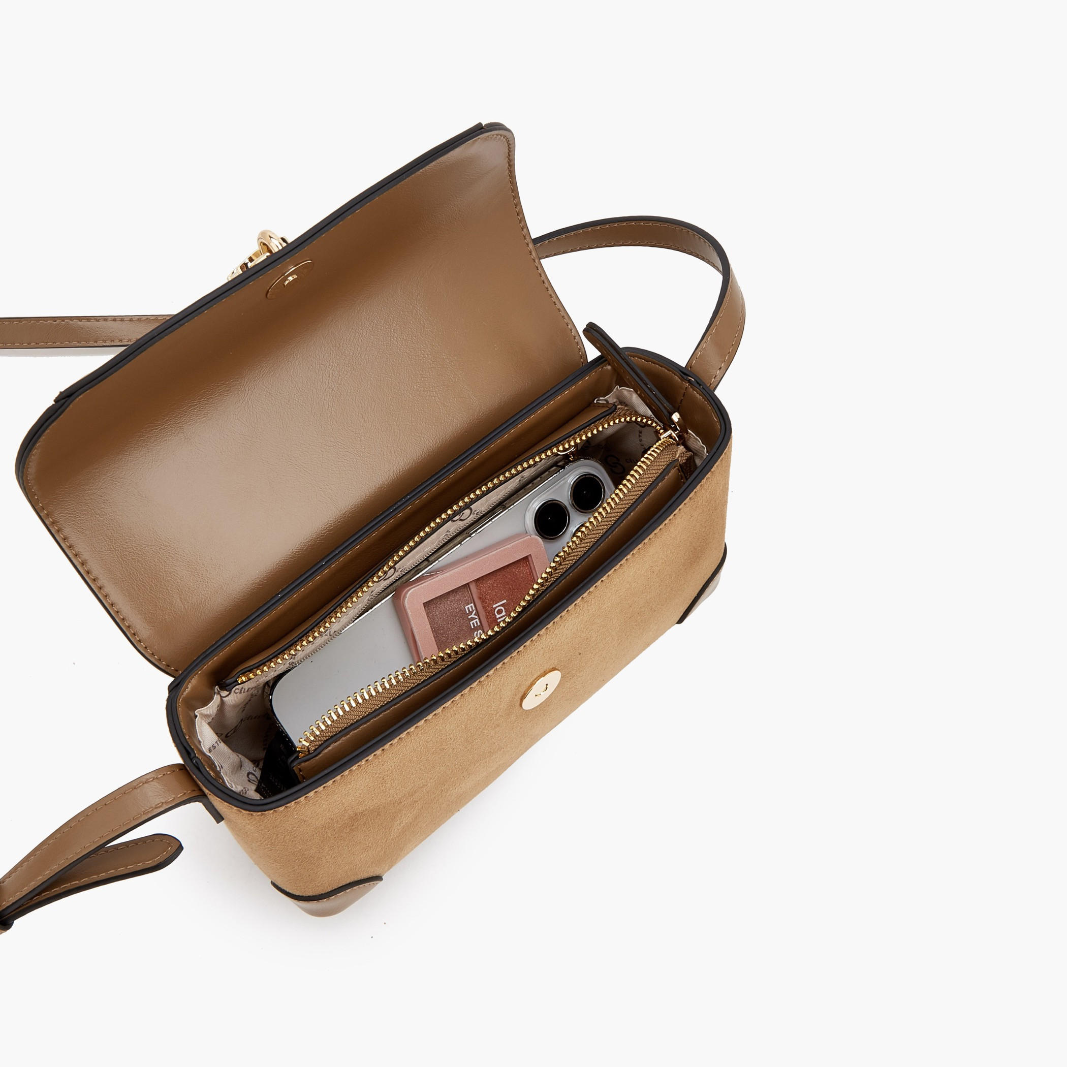 Celeste Solid Crossbody Bag with Magnetic Clasp Closure-women-bagsandwallets-handbags-image-7