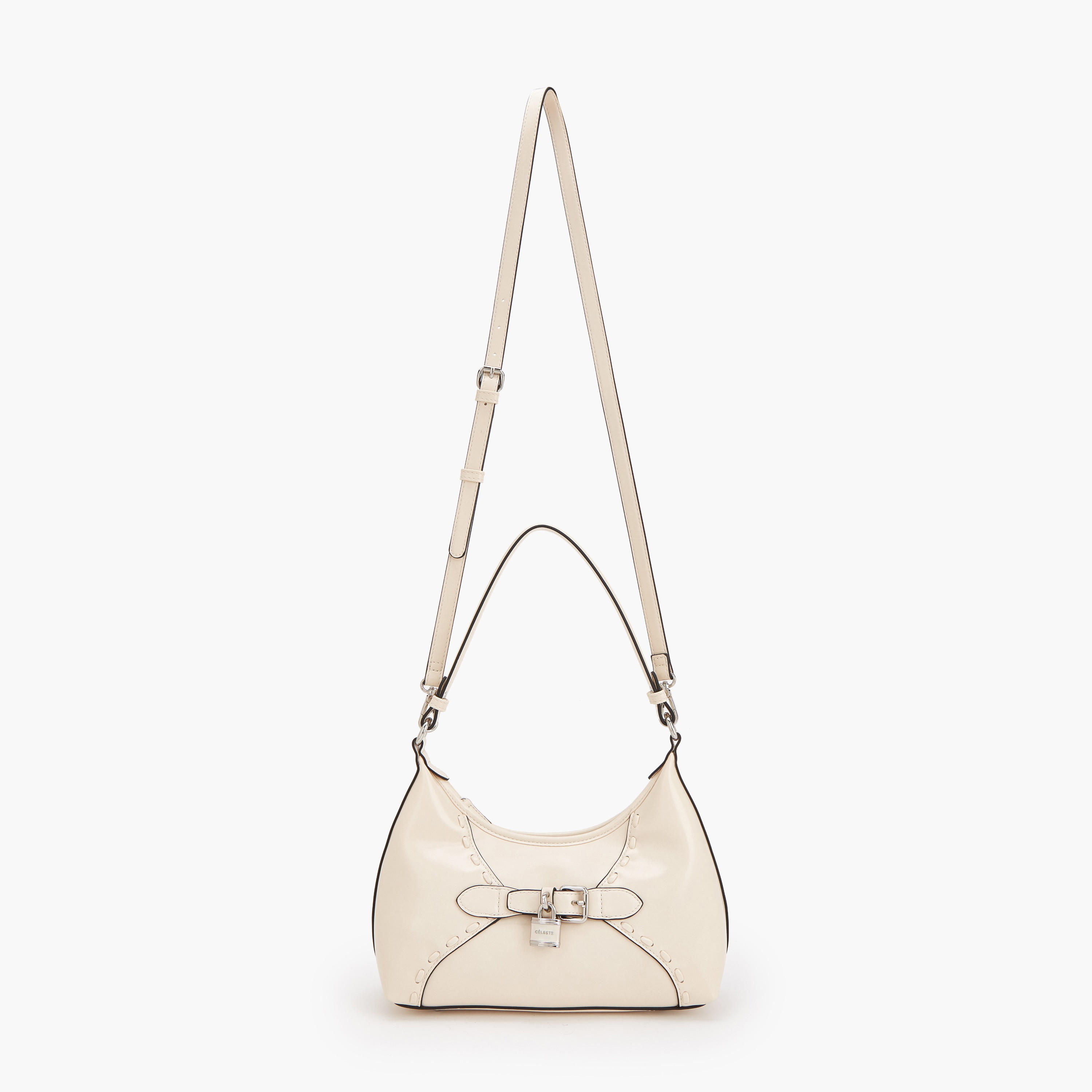 Celeste Solid Shoulder Bag with Padlock Accent-women-bagsandwallets-handbags-image-5