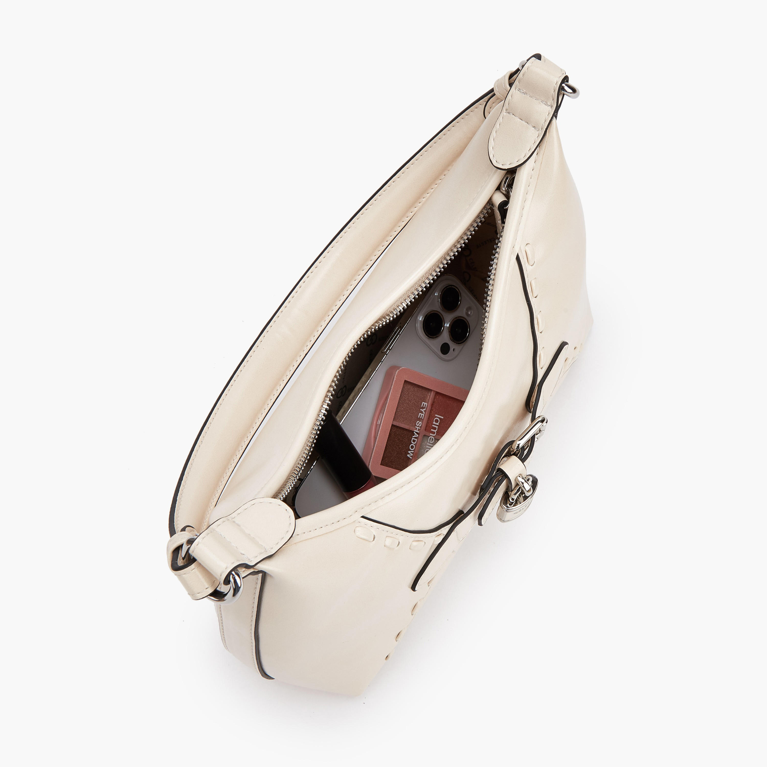 Celeste Solid Shoulder Bag with Padlock Accent-women-bagsandwallets-handbags-image-7