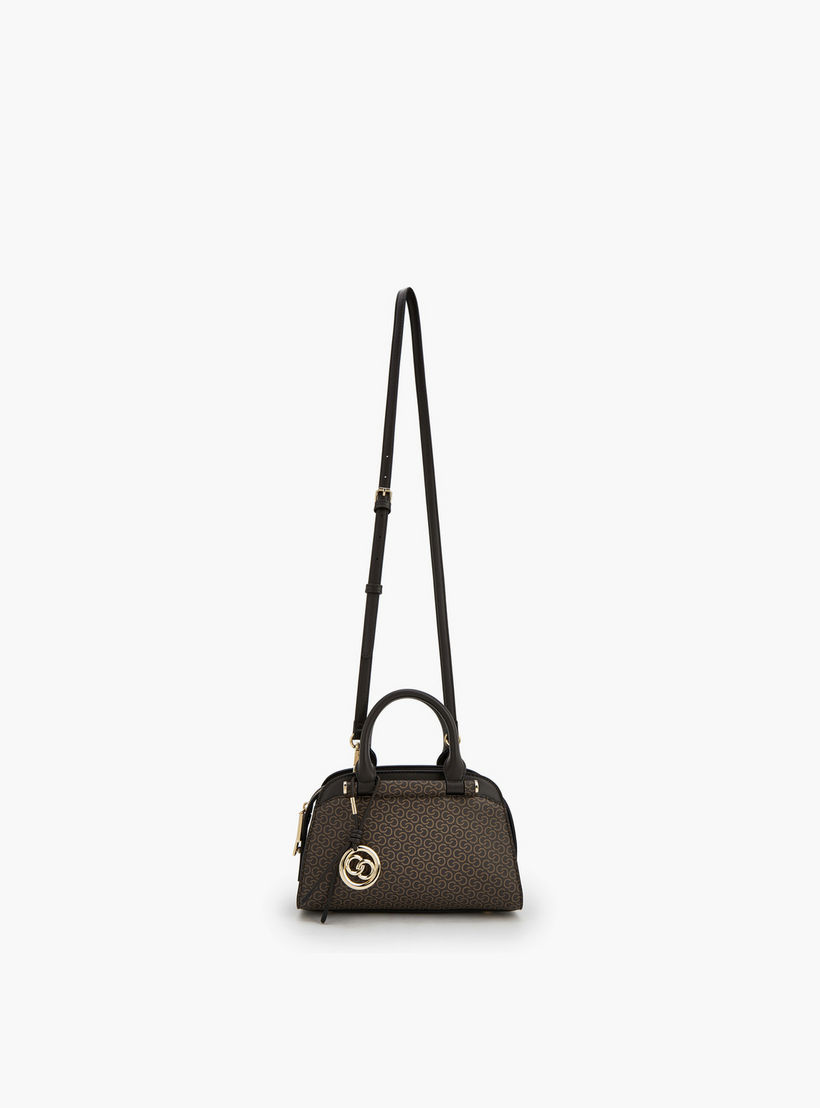 شنطة توت بطبعة مونوغرام مع حزام قابل للإزالة من سيليست-women-bagsandwallets-handbags-image-2