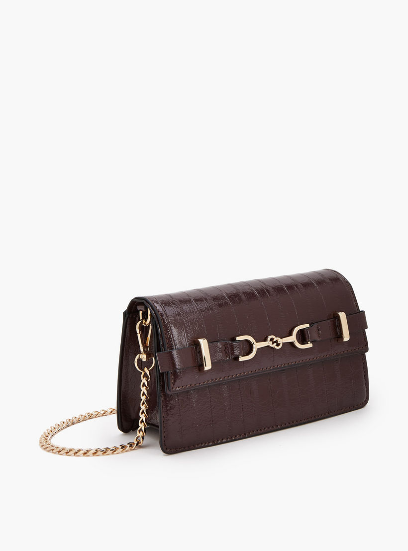 شنطة كروس بودي بارزة الملمس بحزام سلسلة من سيليست-women-bagsandwallets-handbags-image-3