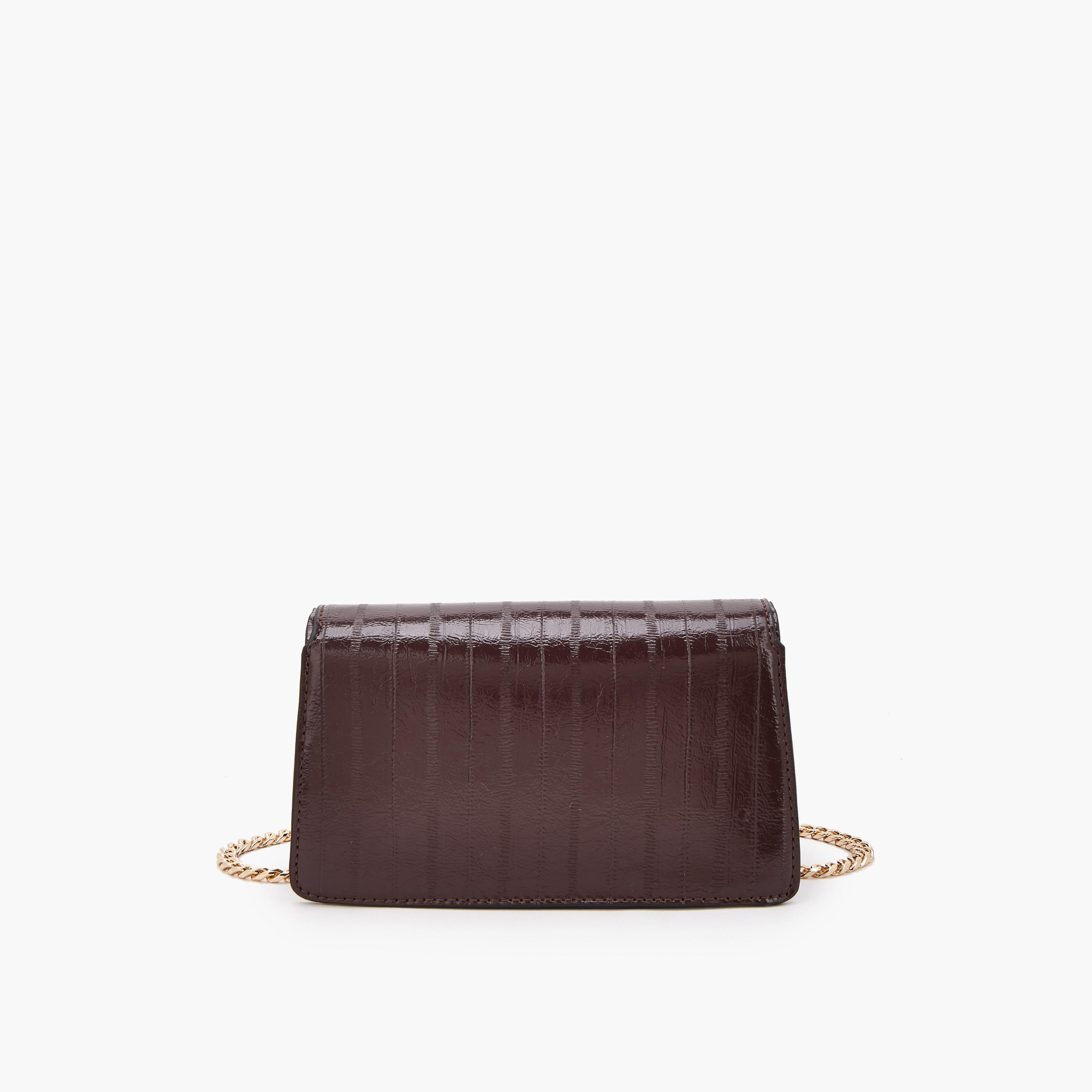 شنطة كروس بودي بارزة الملمس بحزام سلسلة من سيليست-women-bagsandwallets-handbags-image-5