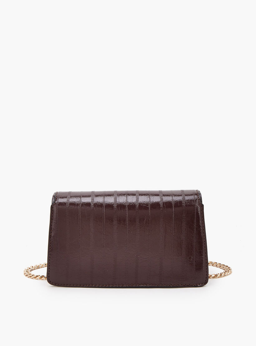 شنطة كروس بودي بارزة الملمس بحزام سلسلة من سيليست-women-bagsandwallets-handbags-image-5