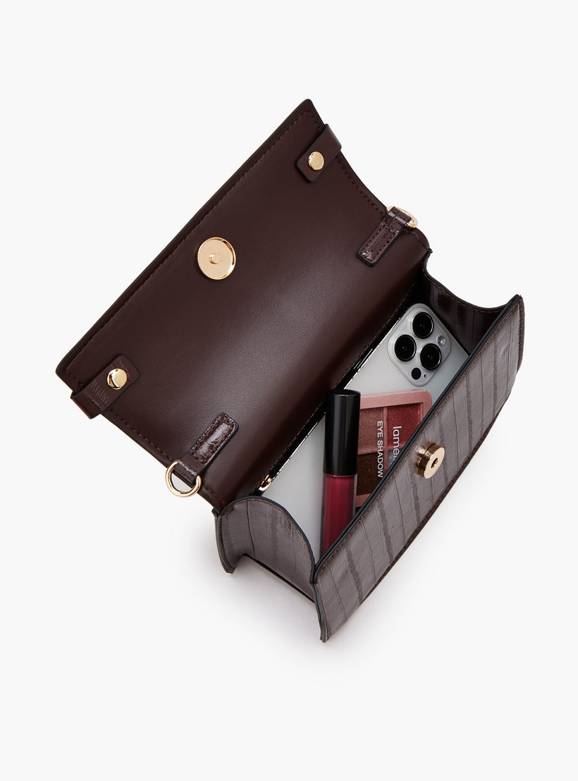 شنطة كروس بودي بارزة الملمس بحزام سلسلة من سيليست-women-bagsandwallets-handbags-image-7