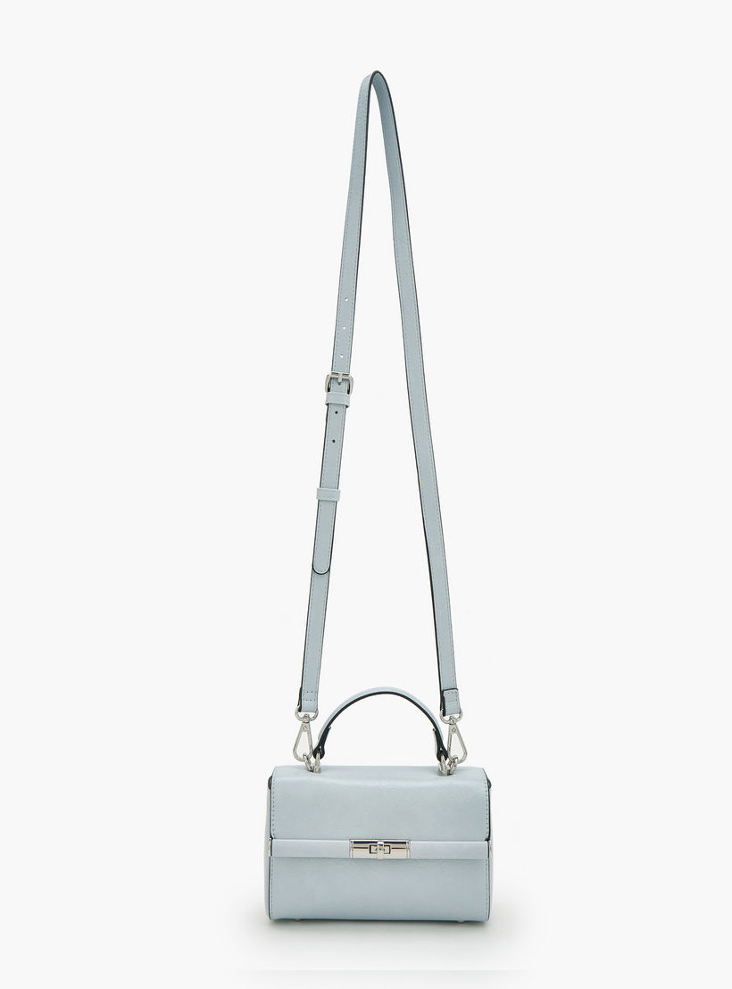 Celeste Solid Satchel Bag with Twist Lock Closure-women-bagsandwallets-handbags-image-2