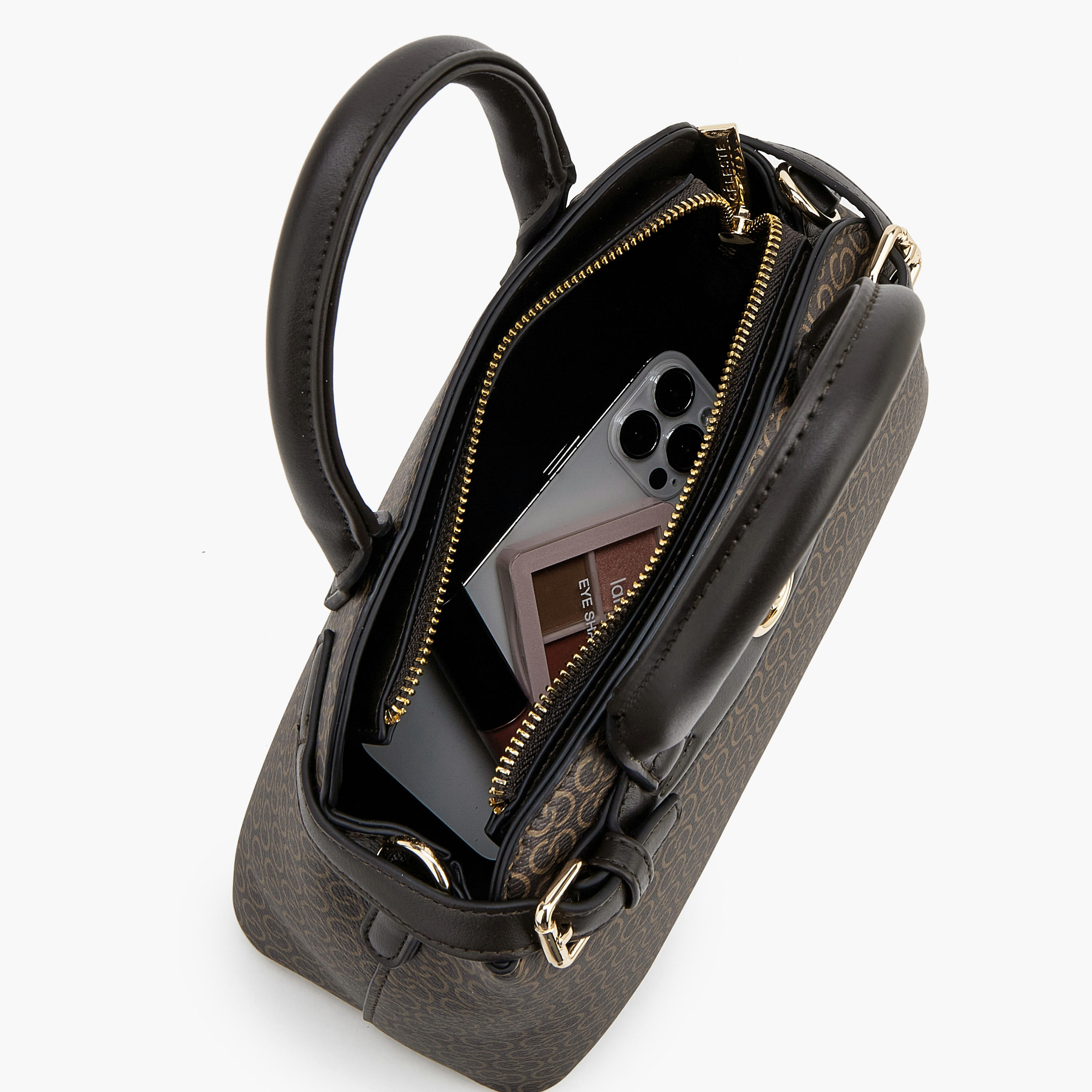 شنطة يد بطبعات مونوجرام ومقابض مزدوجة من سيليست-women-bagsandwallets-handbags-image-7