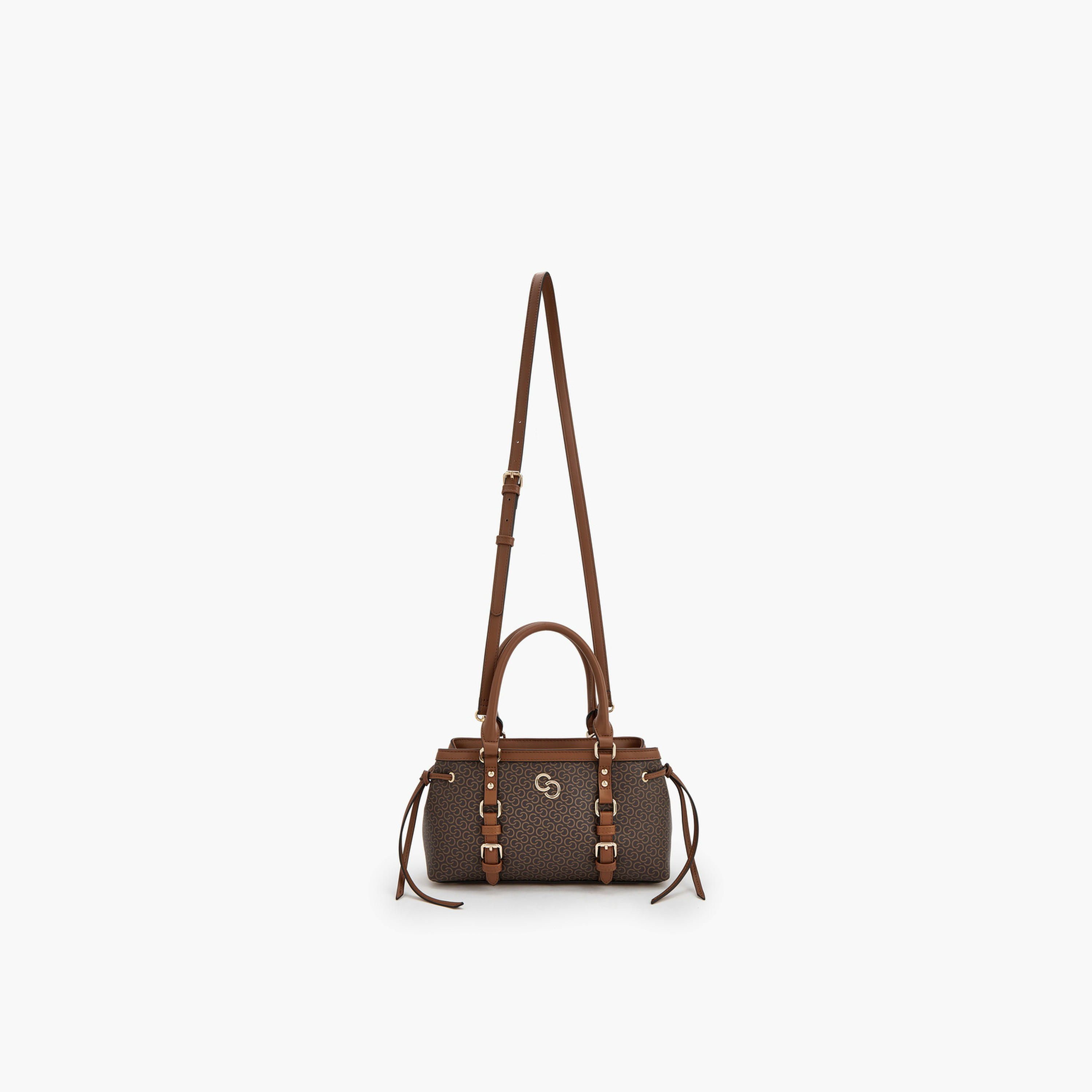 Celeste Monogram Print Tote Bag with Zip Closure-women-bagsandwallets-handbags-image-2