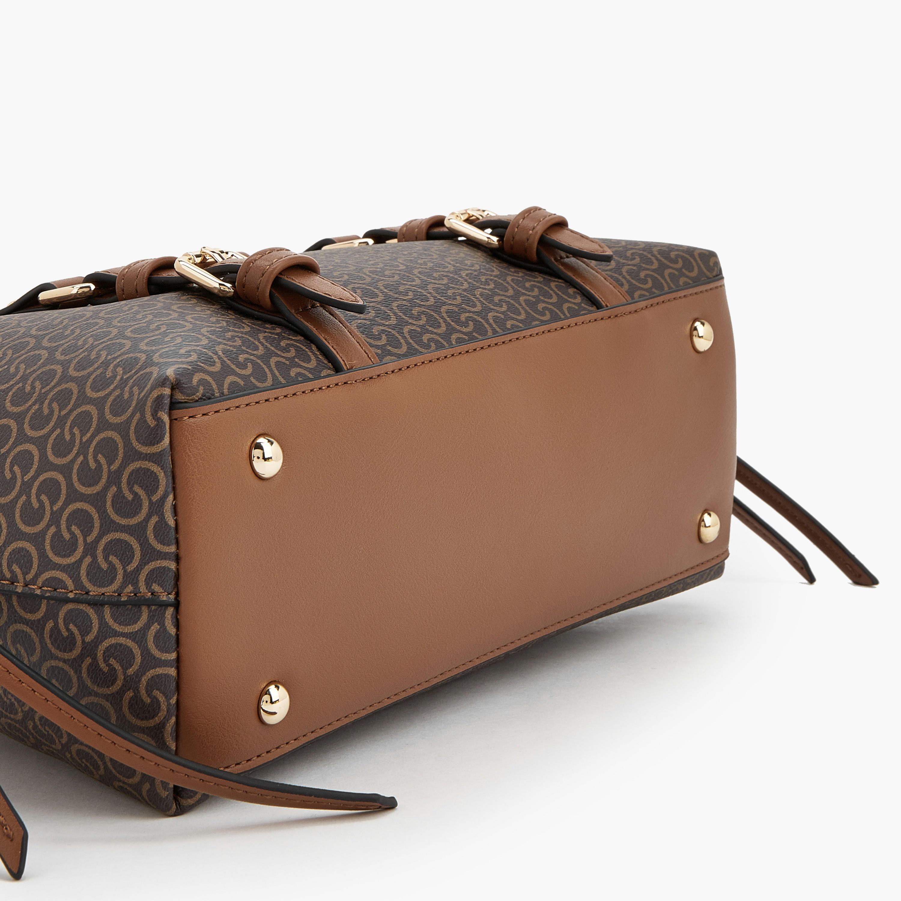 Celeste Monogram Print Tote Bag with Zip Closure-women-bagsandwallets-handbags-image-6