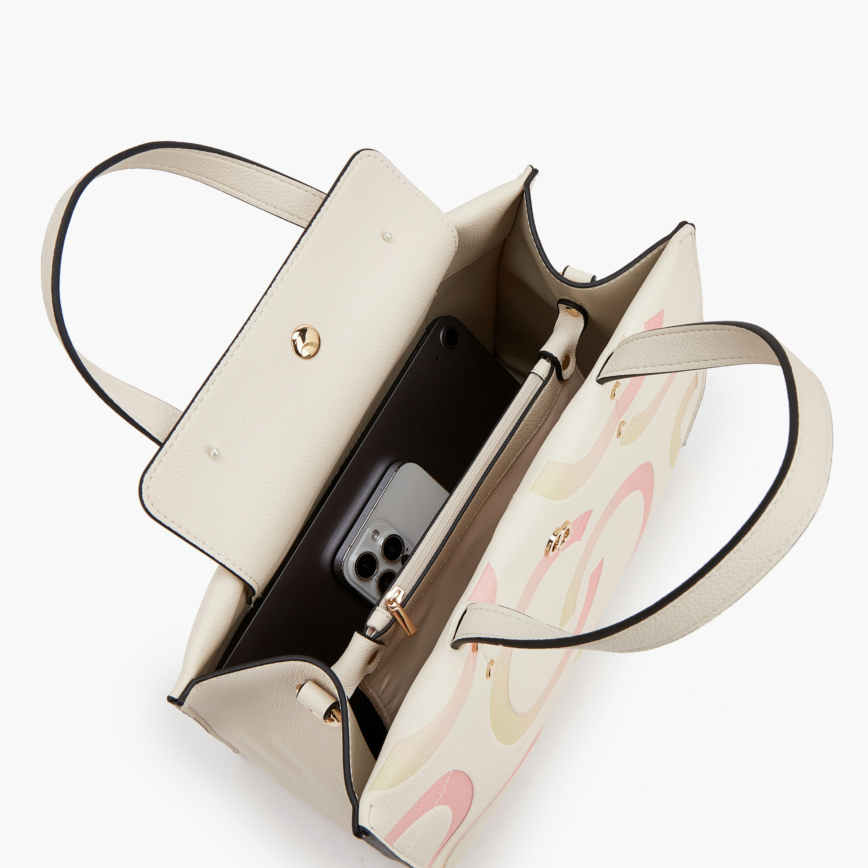 Celeste Printed Tote Bag with Double Handles-women-bagsandwallets-handbags-image-7