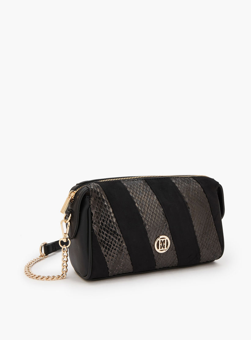 Elle Textured Crossbody Bag with Zip Closure-women-bagsandwallets-handbags-image-3
