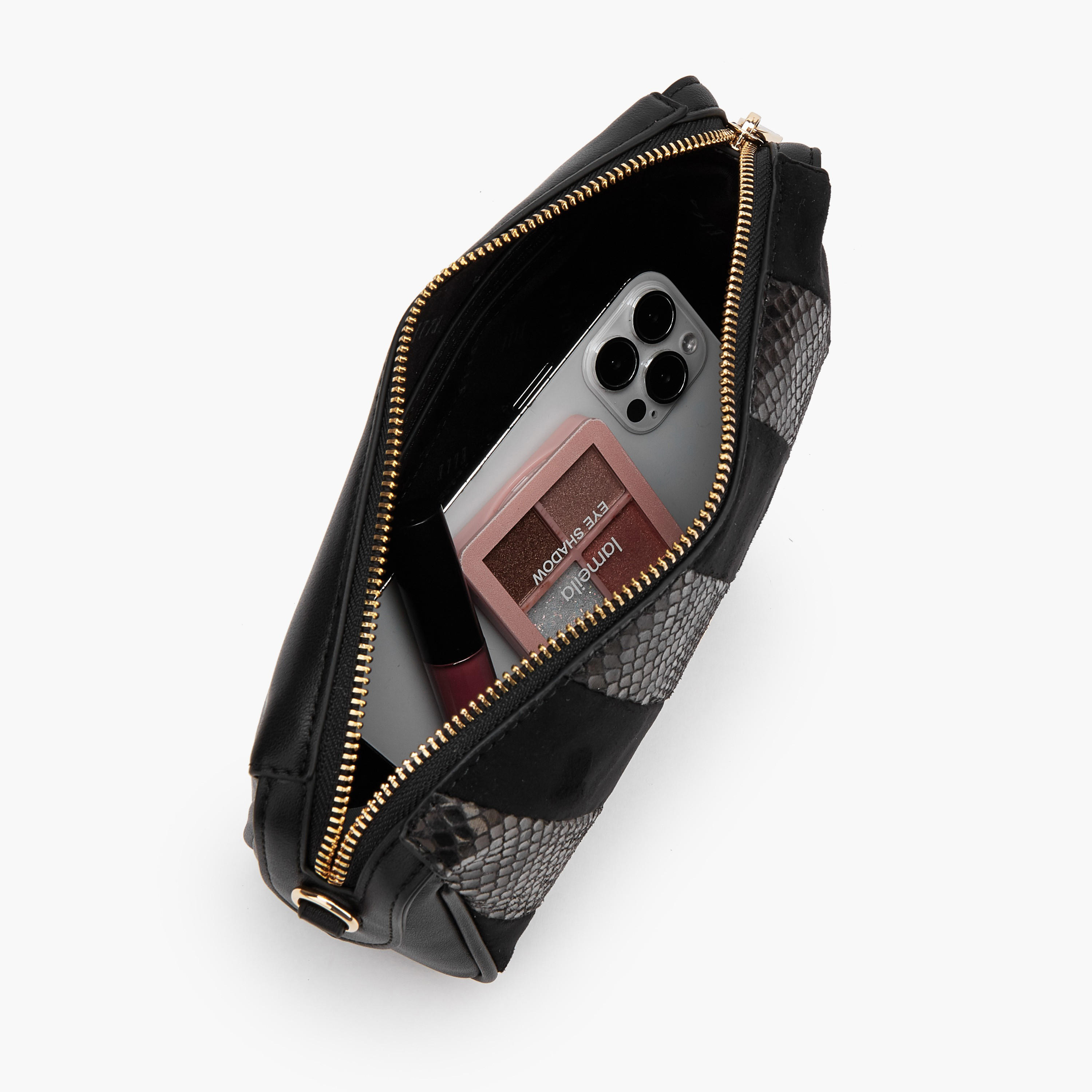 Elle Textured Crossbody Bag with Zip Closure-women-bagsandwallets-handbags-image-7